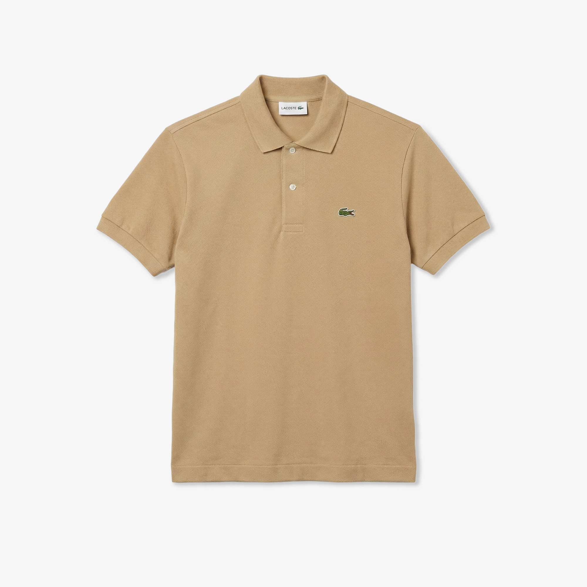 L.12.12 Erkek Classic Fit Açık Kahverengi Polo