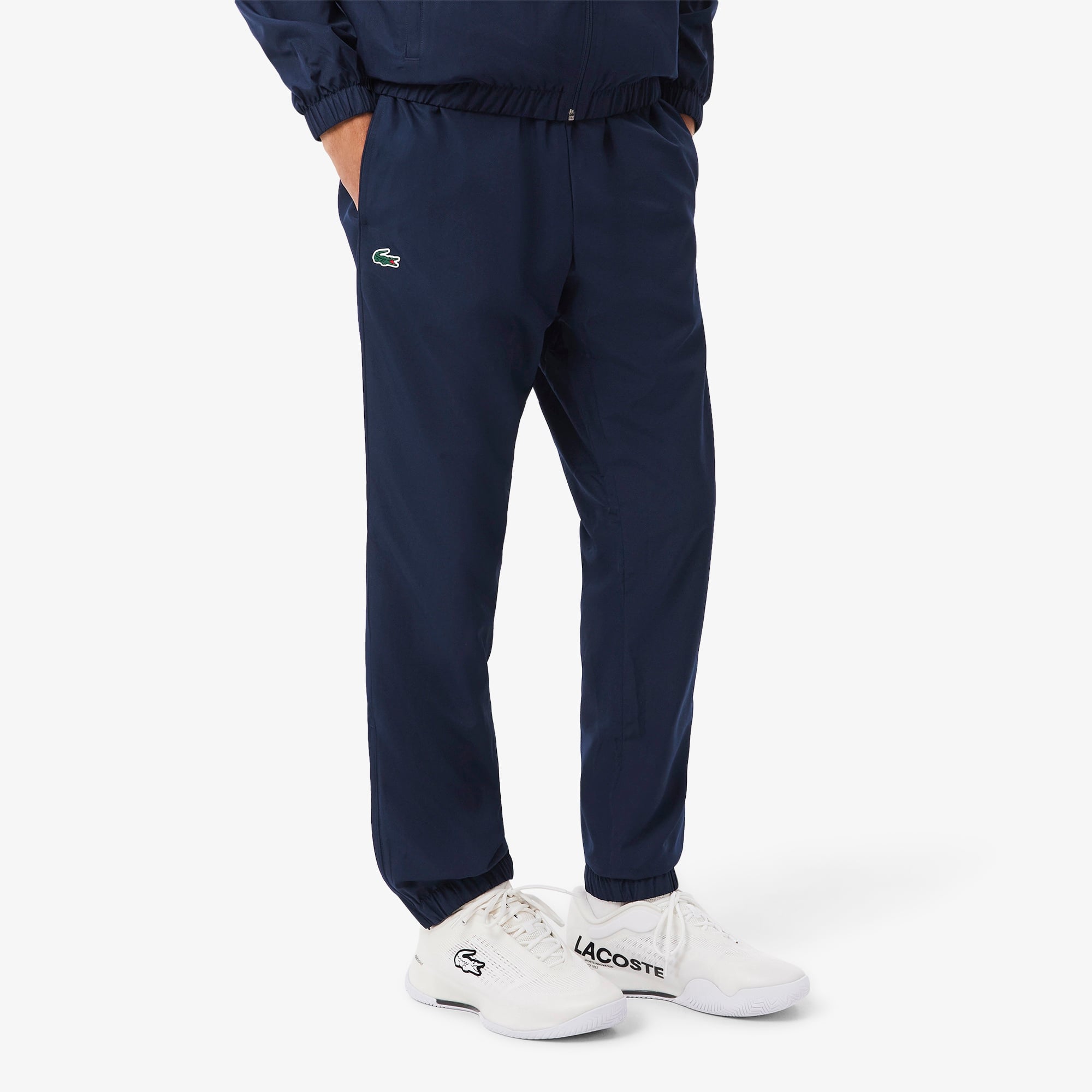 Erkek Regular Fit Kapüşonlu Lacivert Eşofman Takımı