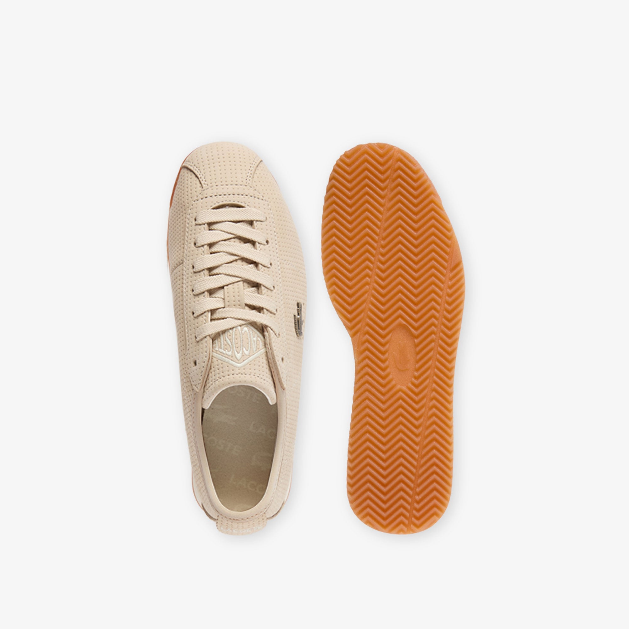Lacoste Club-Low Kadın Bej Sneaker görsel 5