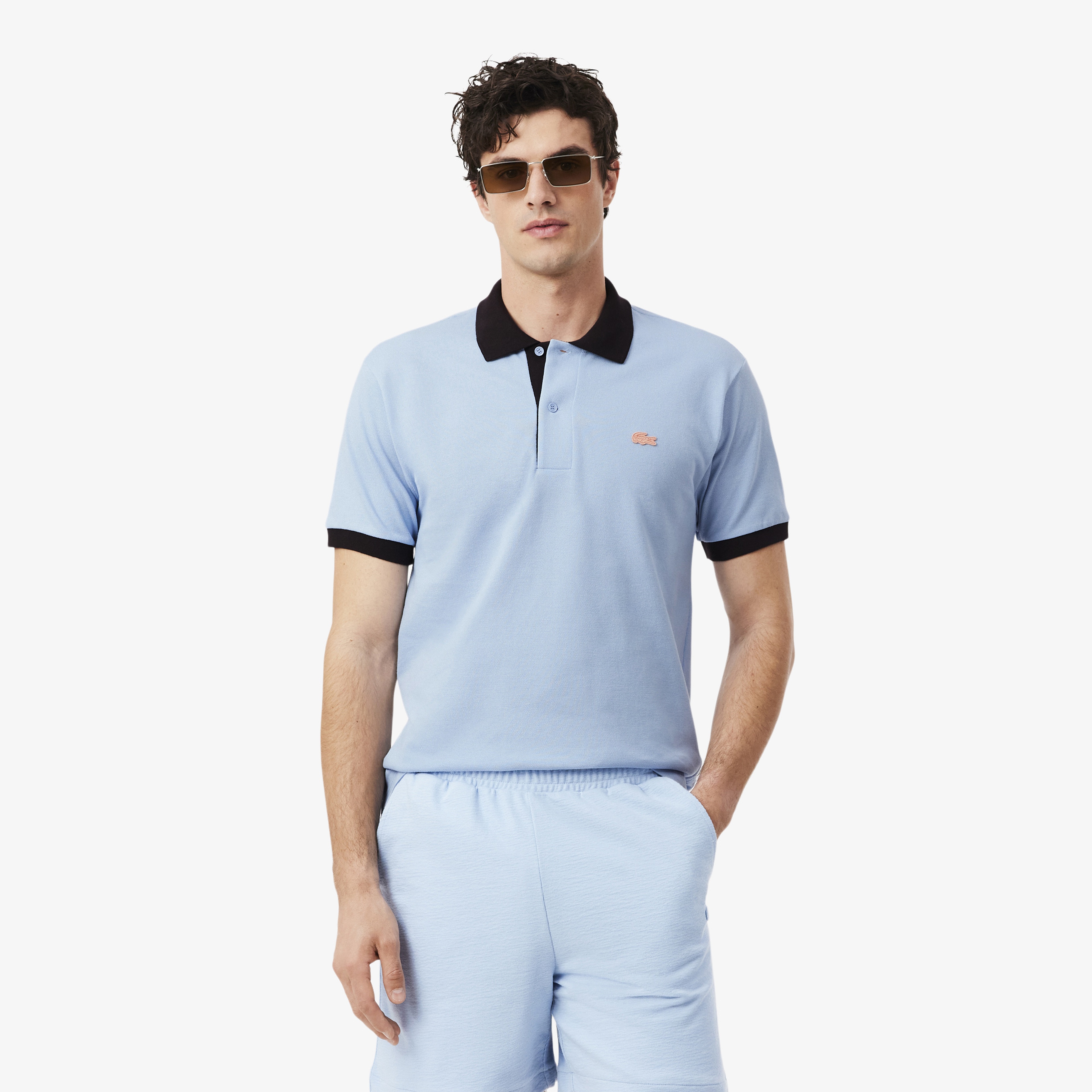 Erkek Classic Fit Mavi Polo Erkek Classic Fit Mavi Polo