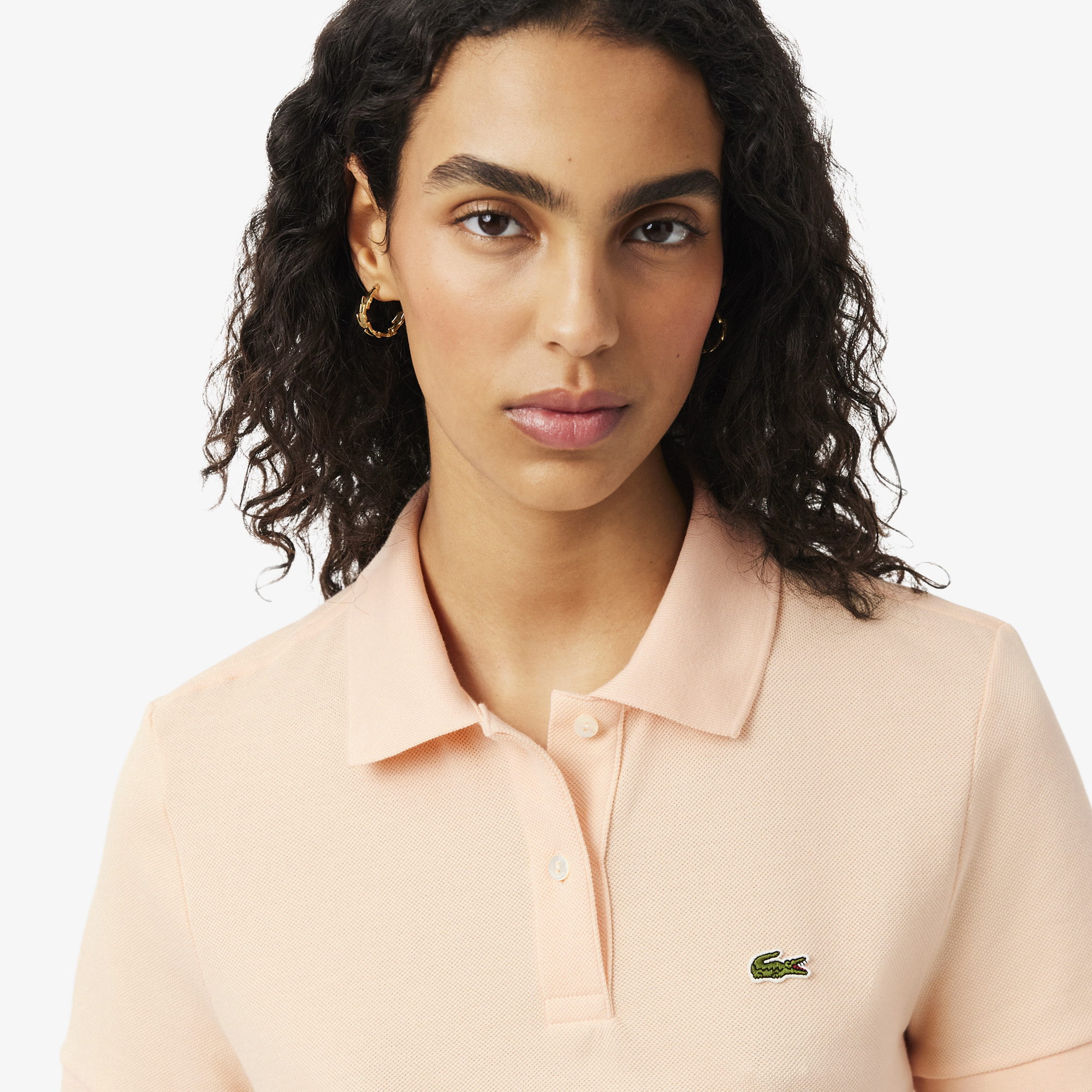Lacoste Kadın Regular Fit Pembe Polo görsel 2