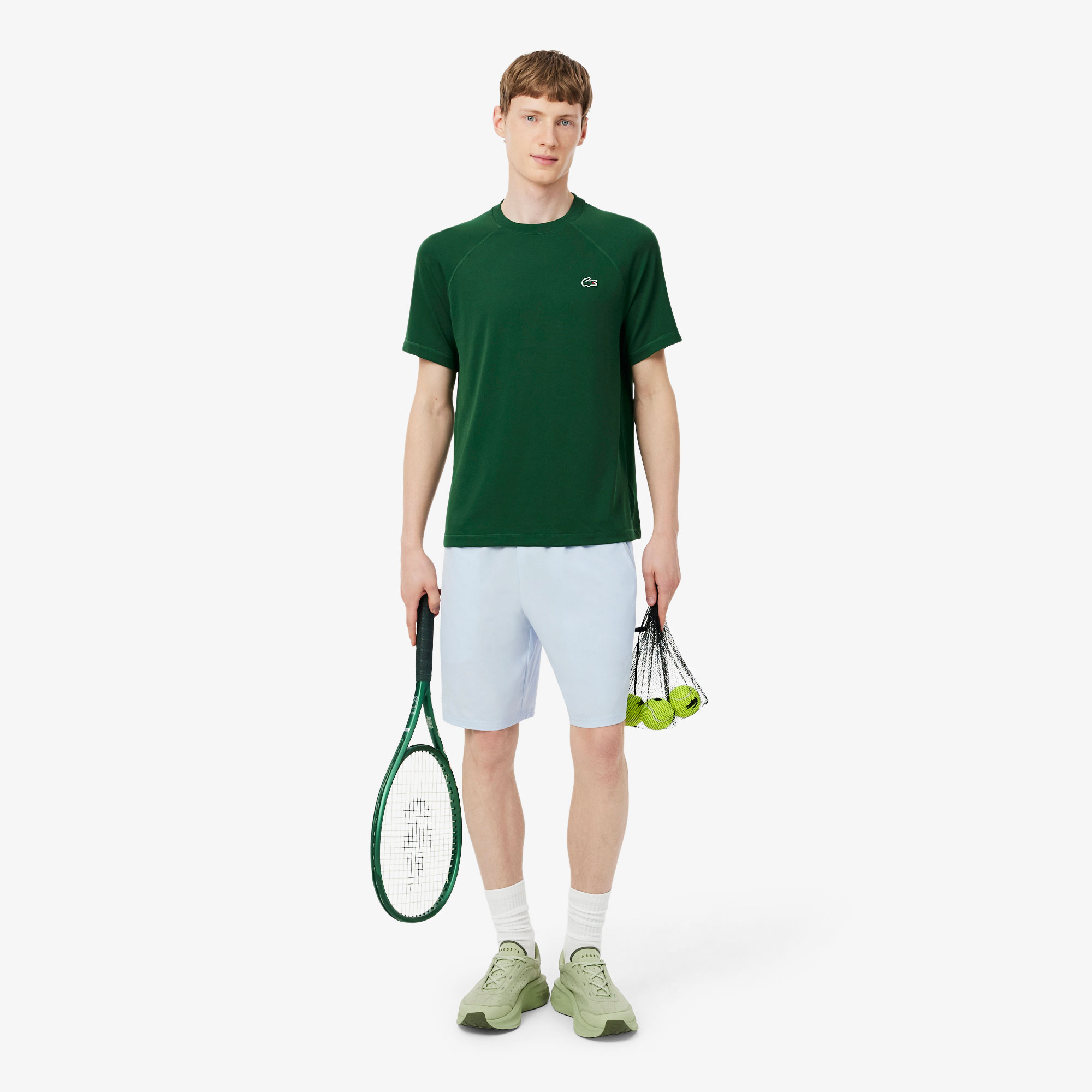 Lacoste Neo Run Active Erkek Yeşil Sneaker görsel 4
