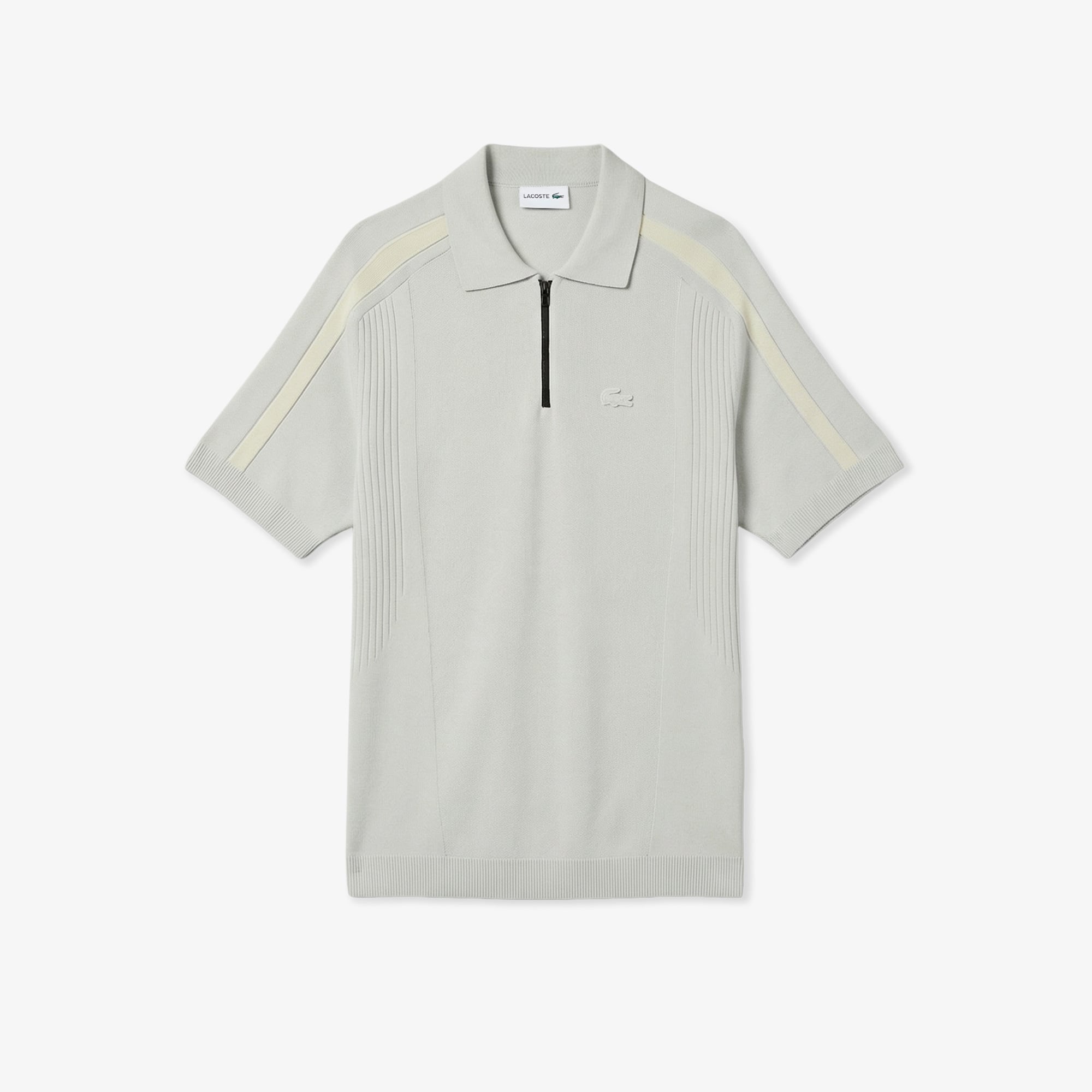 Lacoste Erkek Classic Fit Kısa Kollu Polo Yaka Gri Triko görsel 3