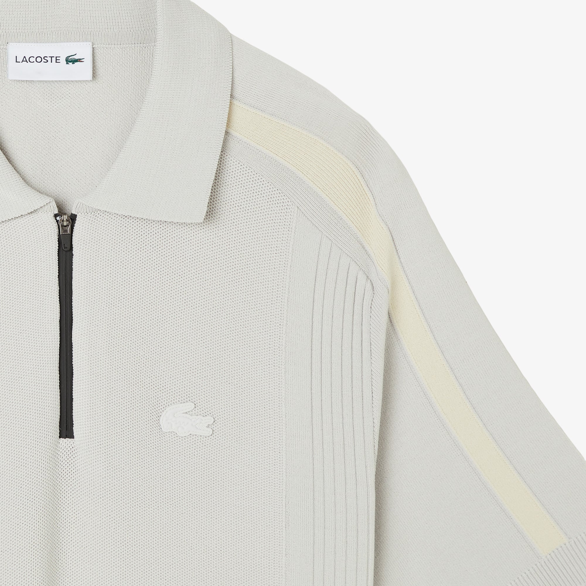 Lacoste Erkek Classic Fit Kısa Kollu Polo Yaka Gri Triko görsel 4