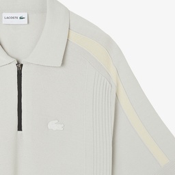 Erkek Classic Fit Kısa Kollu Polo Yaka Gri Triko Gri
