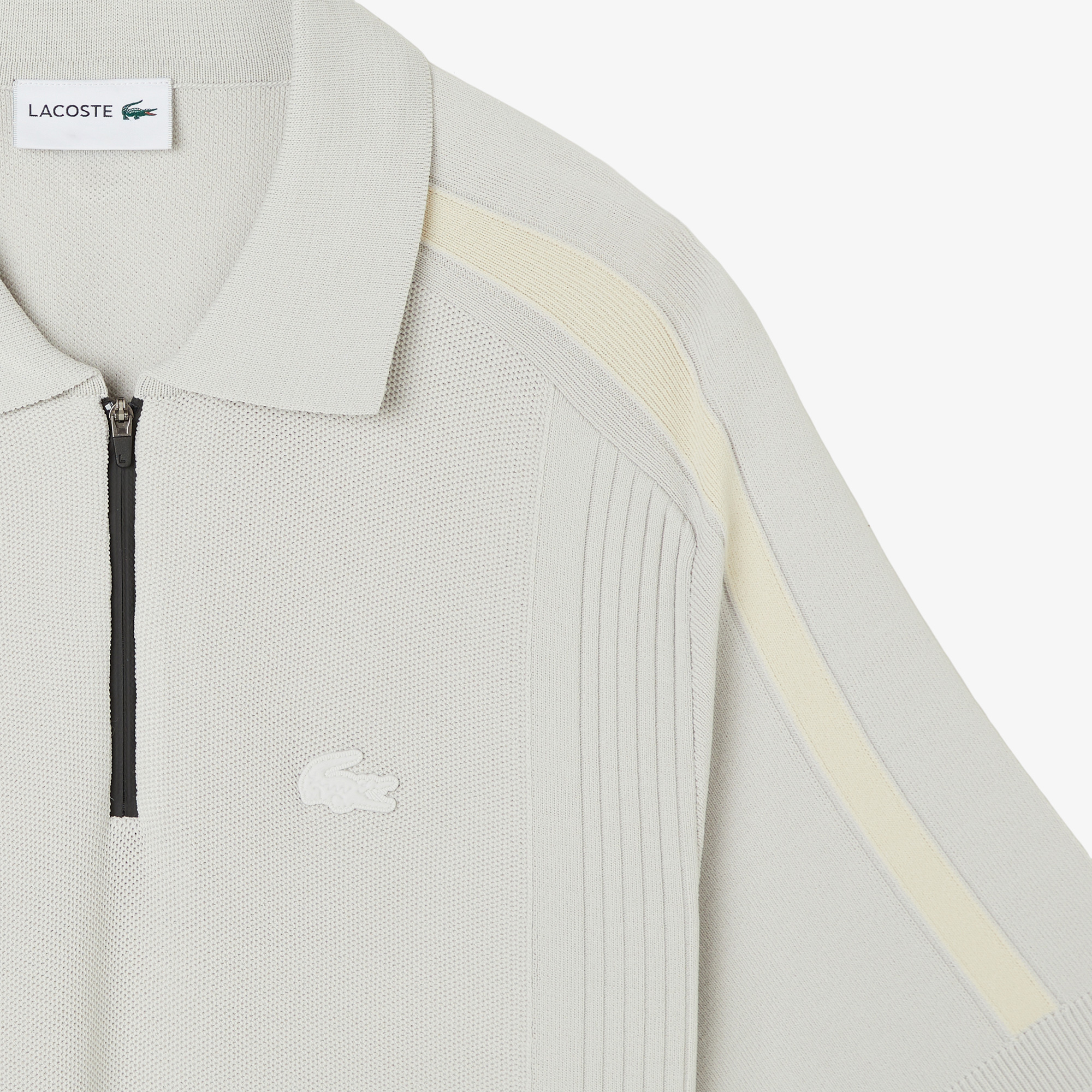 Erkek Classic Fit Kısa Kollu Polo Yaka Gri Triko