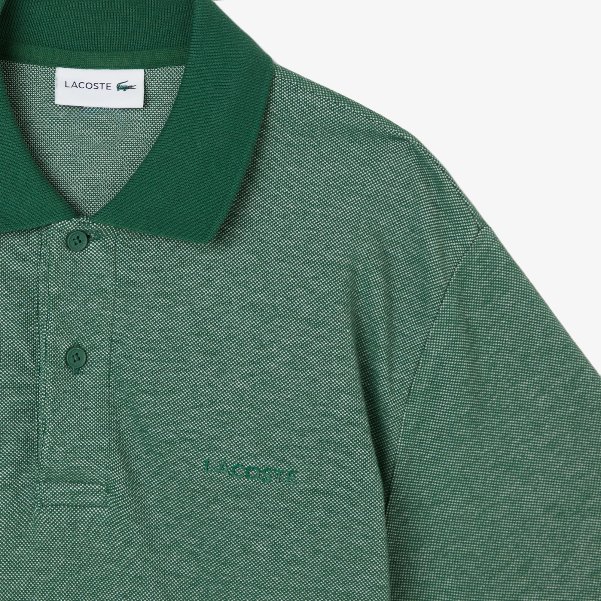 Lacoste Erkek Relaxed Fit Koyu Yeşil Polo görsel 4