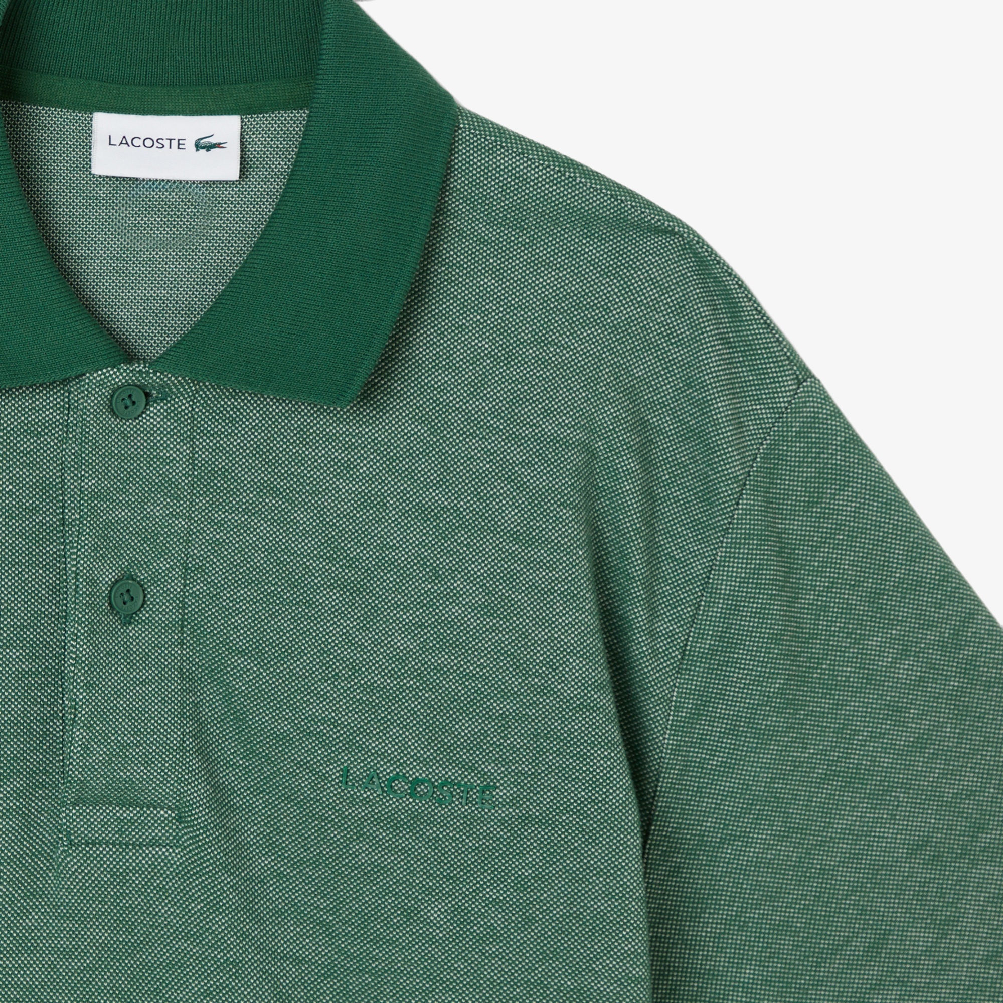 Erkek Relaxed Fit Koyu Yeşil Polo