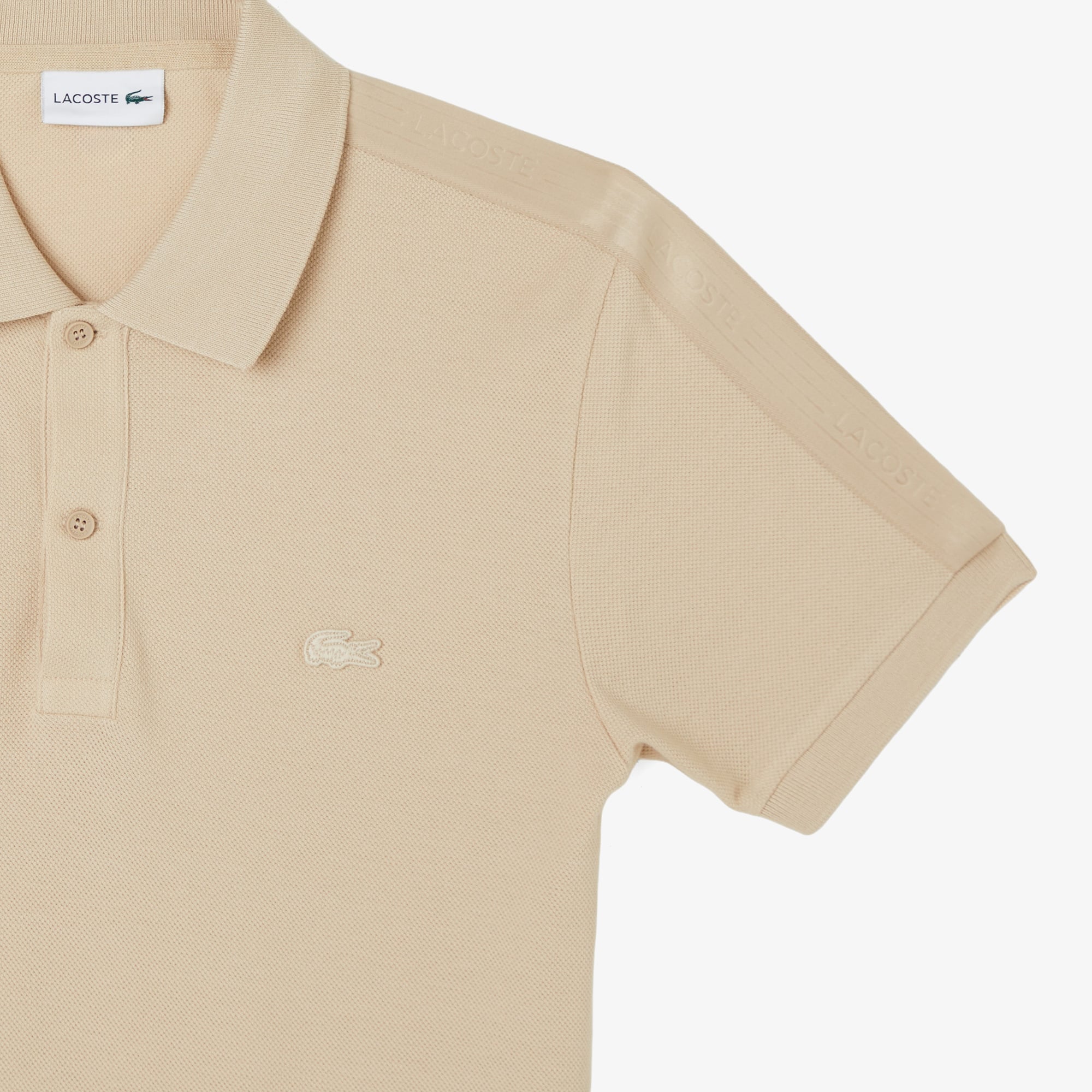 Lacoste Erkek Regular Fit Bej Polo görsel 4