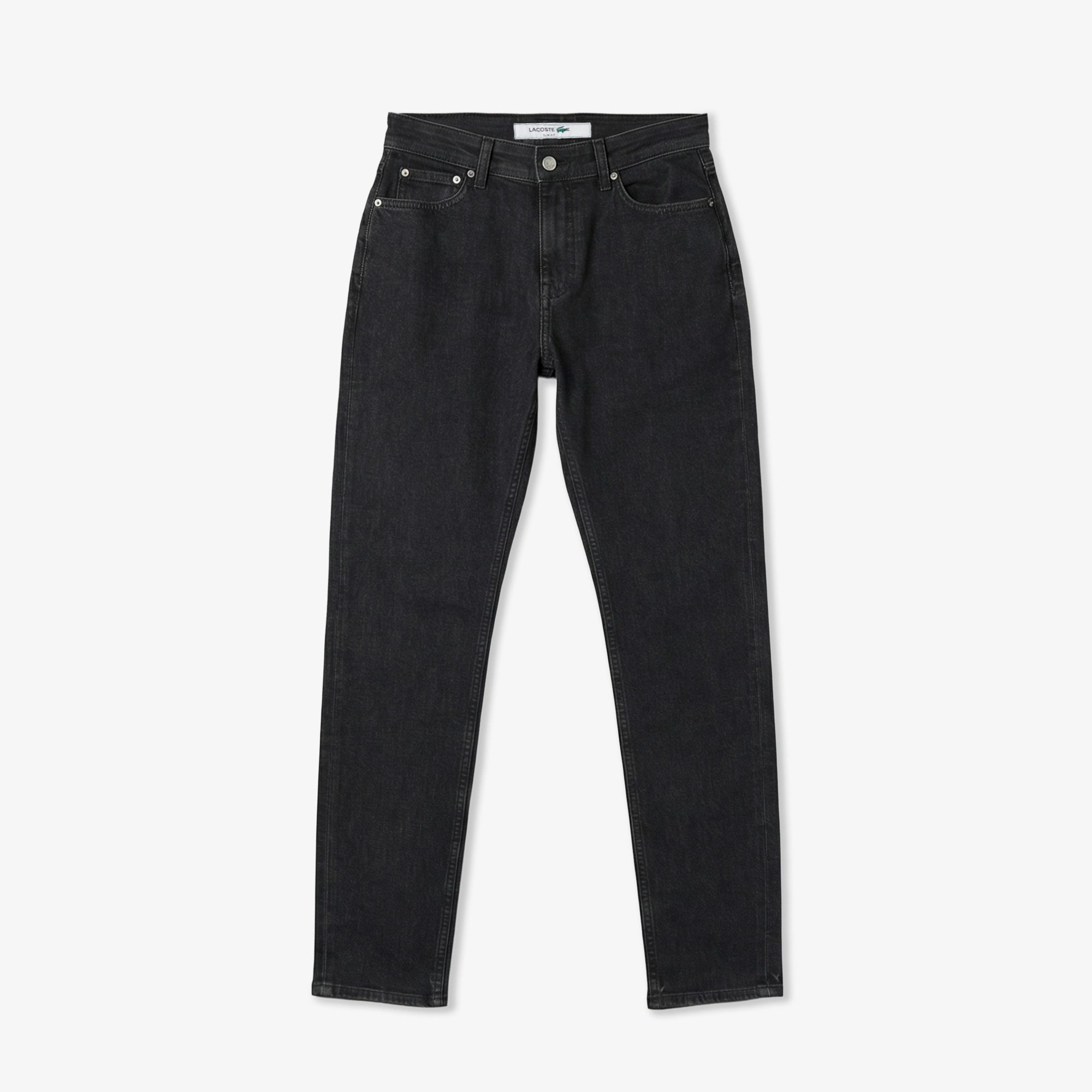Lacoste Erkek Slim Fit Koyu Mavi Jean Pantolon görsel 3