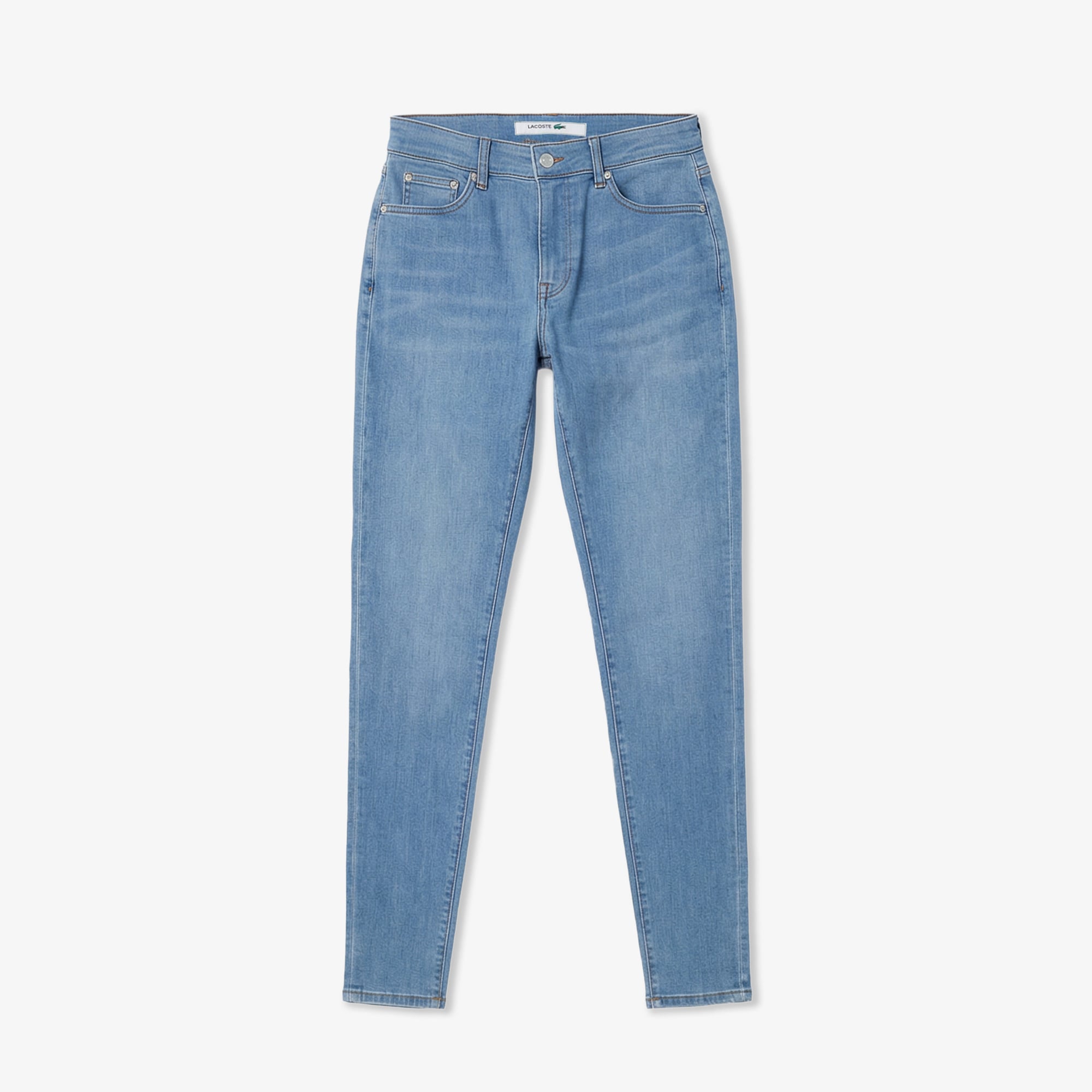 Lacoste Erkek Slim Fit Mavi Jean Pantolon görsel 3