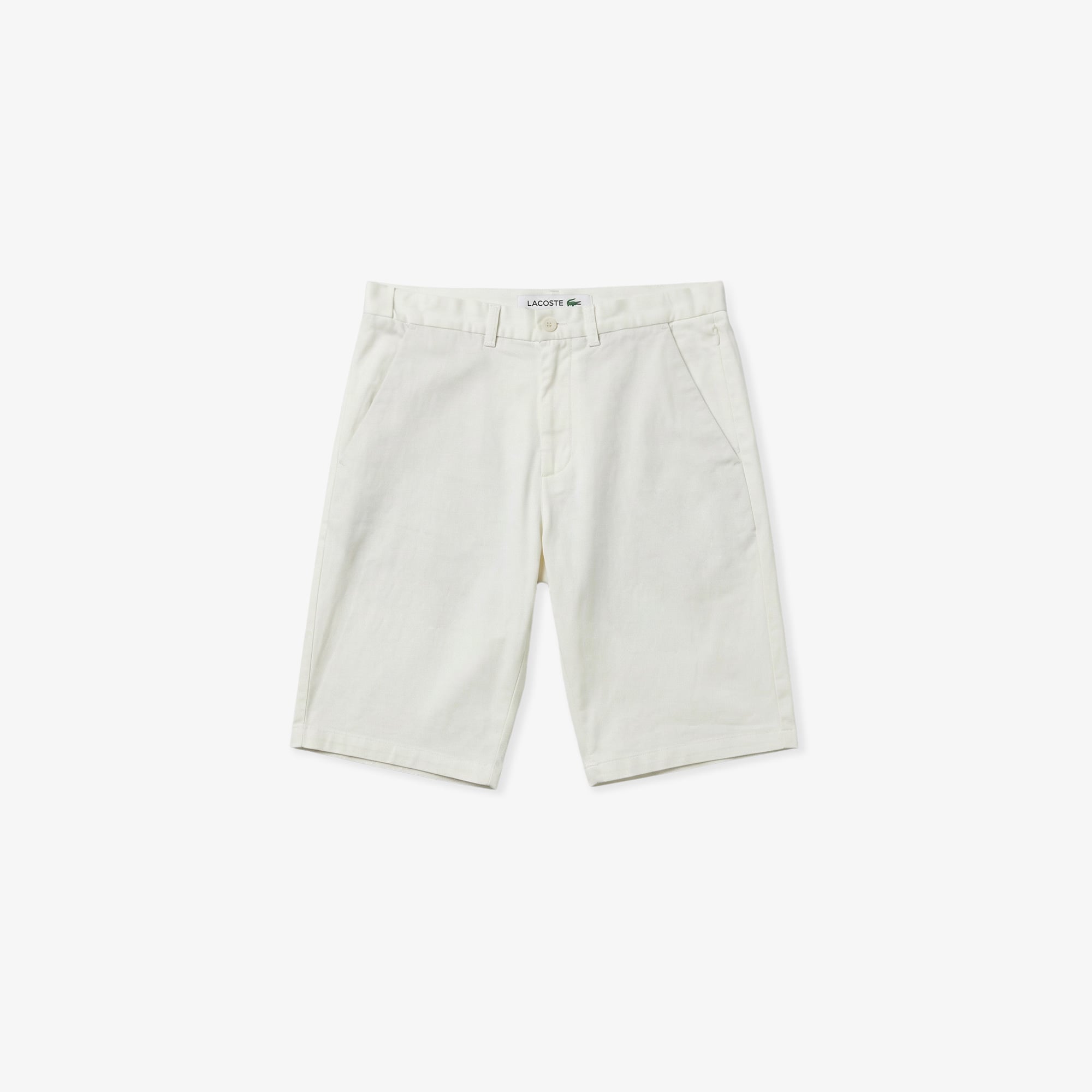 Lacoste Erkek Regular Fit Beyaz Bermuda Şort görsel 3