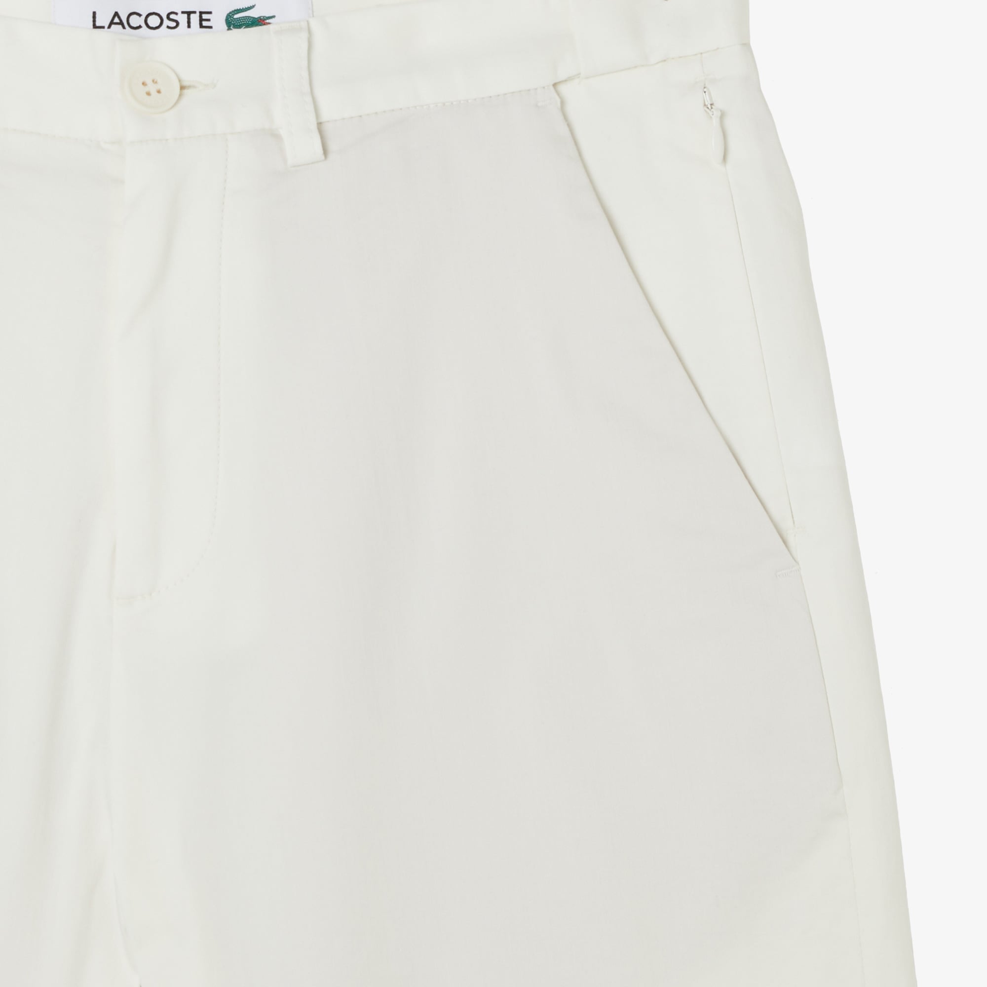 Lacoste Erkek Regular Fit Beyaz Bermuda Şort görsel 4