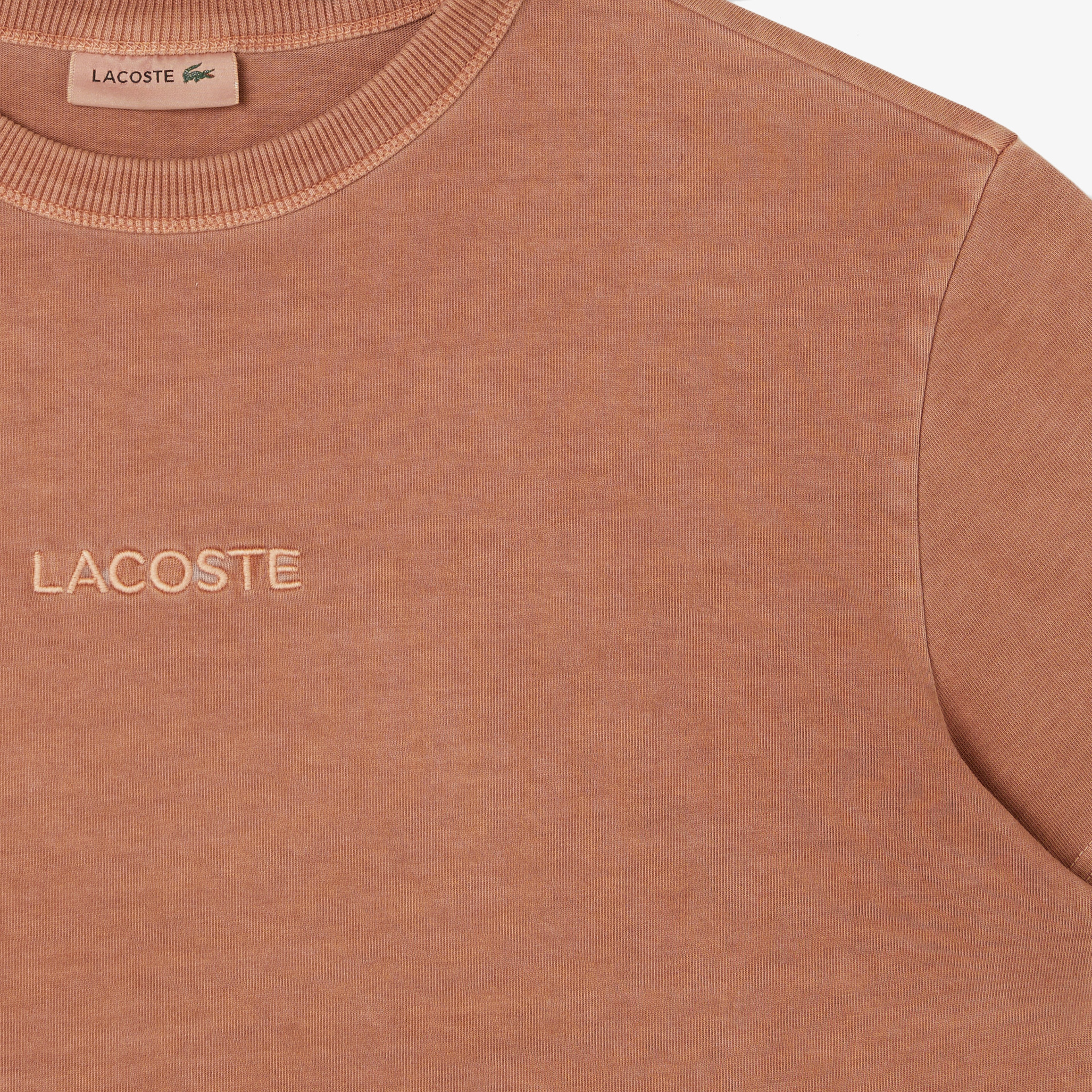 Kadın Relaxed Fit Bisiklet Yaka Pembe T-Shirt