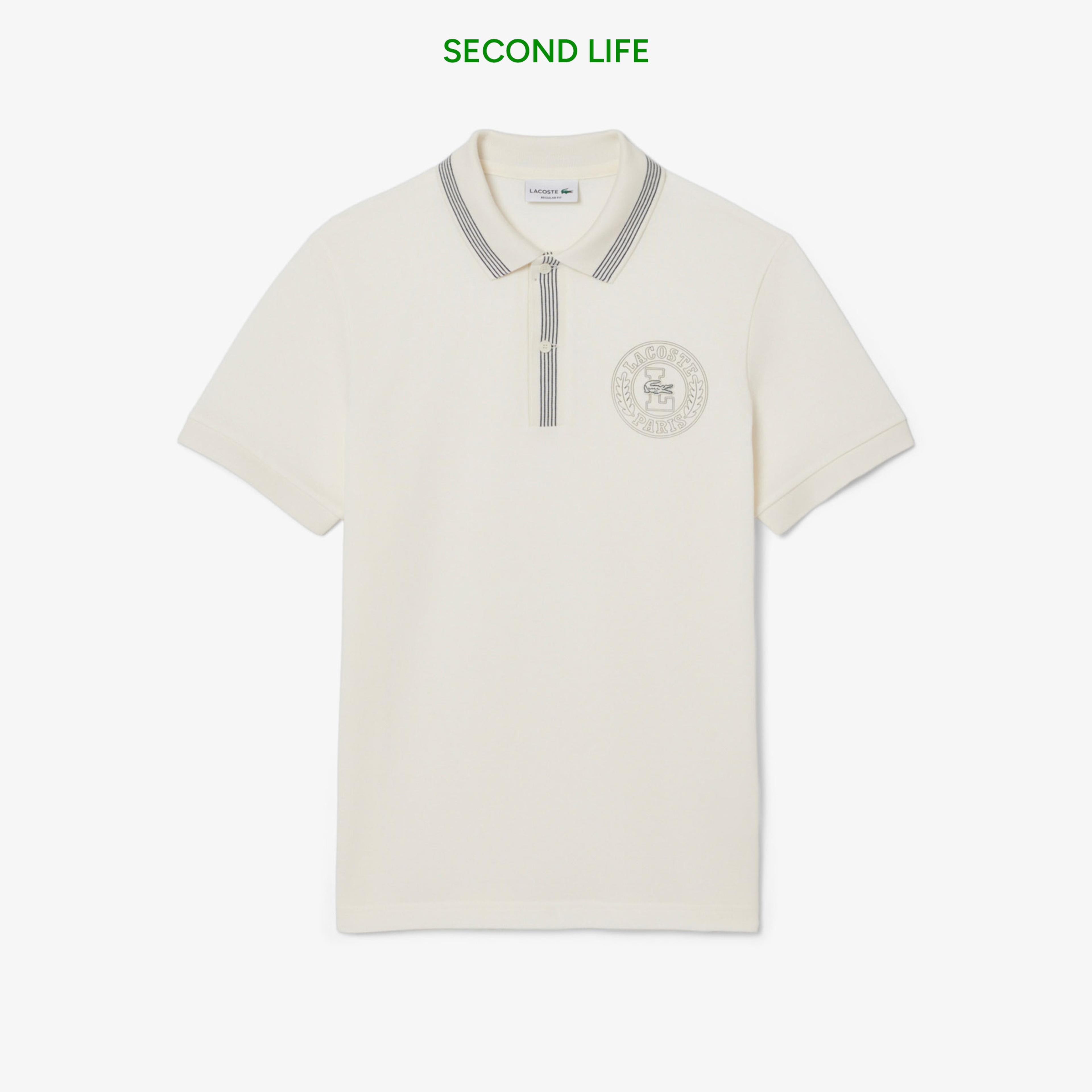 L.12.12 Erkek Regular Fit Krem Polo L.12.12 Erkek Regular Fit Krem Polo
