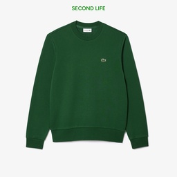 Erkek Classic Fit Bisiklet Yaka Yeşil Sweatshirt Yeşil