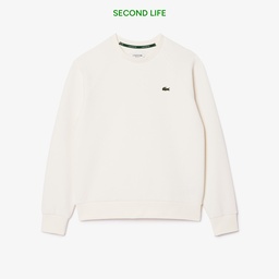 Kadın Regular Fit Bisiklet Yaka Beyaz Sweatshirt Beyaz