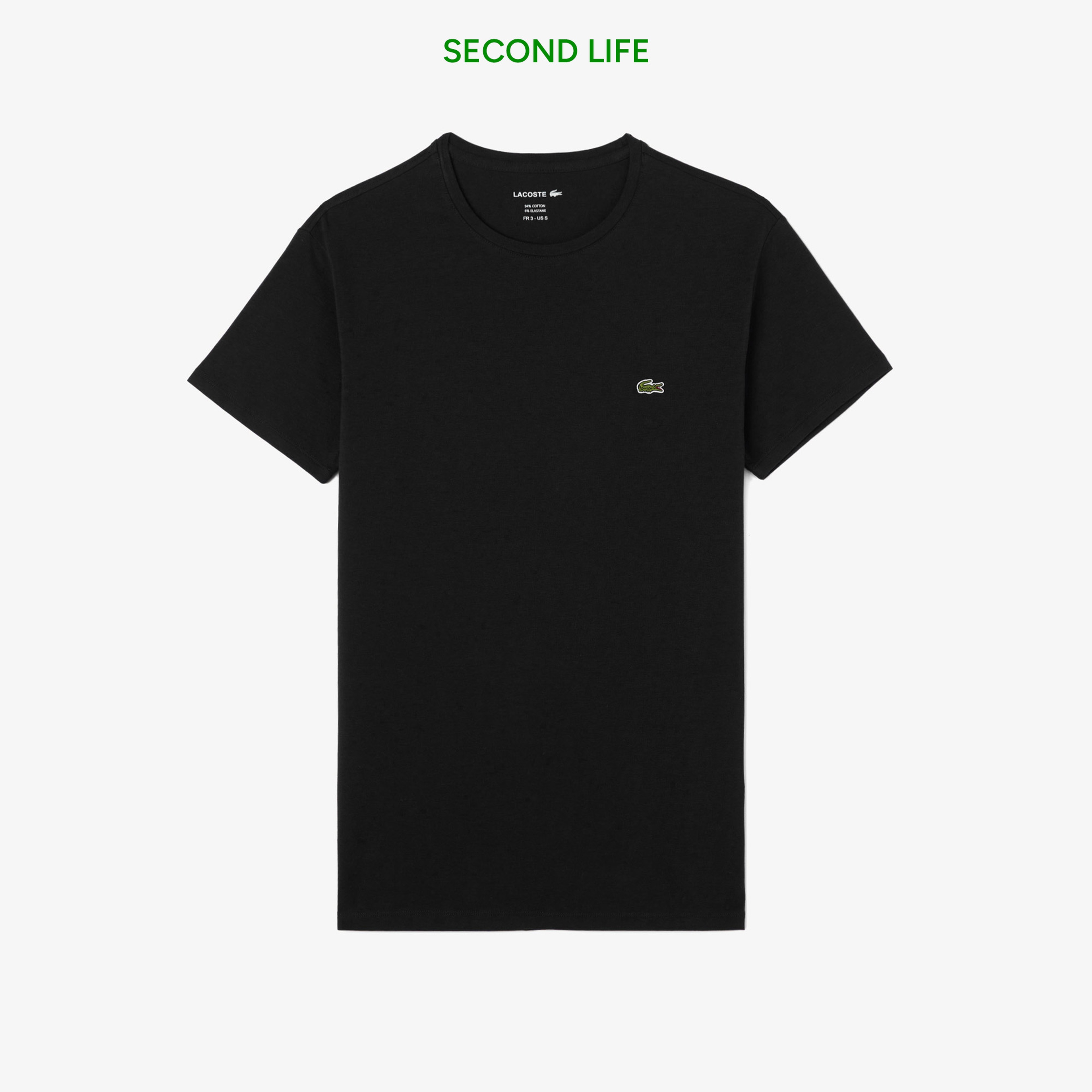 Erkek Slim Fit Bisiklet Yaka Siyah T-Shirt Erkek Slim Fit Bisiklet Yaka Siyah T-Shirt