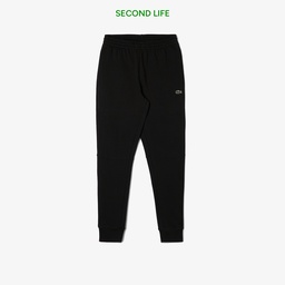 Erkek Slim Fit Organik Pamuk Siyah Eşofman Altı Siyah