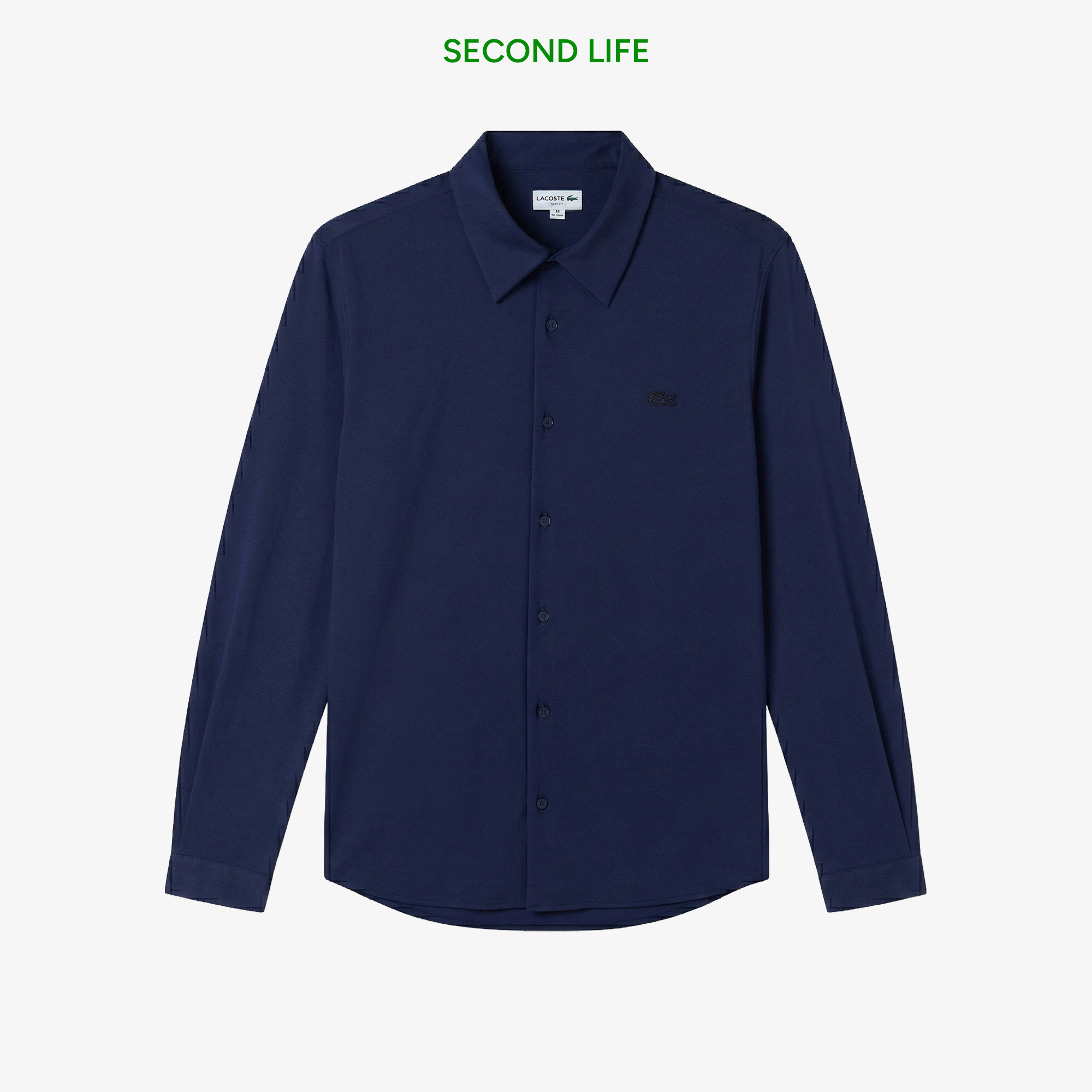 Lacoste İkinci El Erkek Slim Fit Lacivert Gömlek