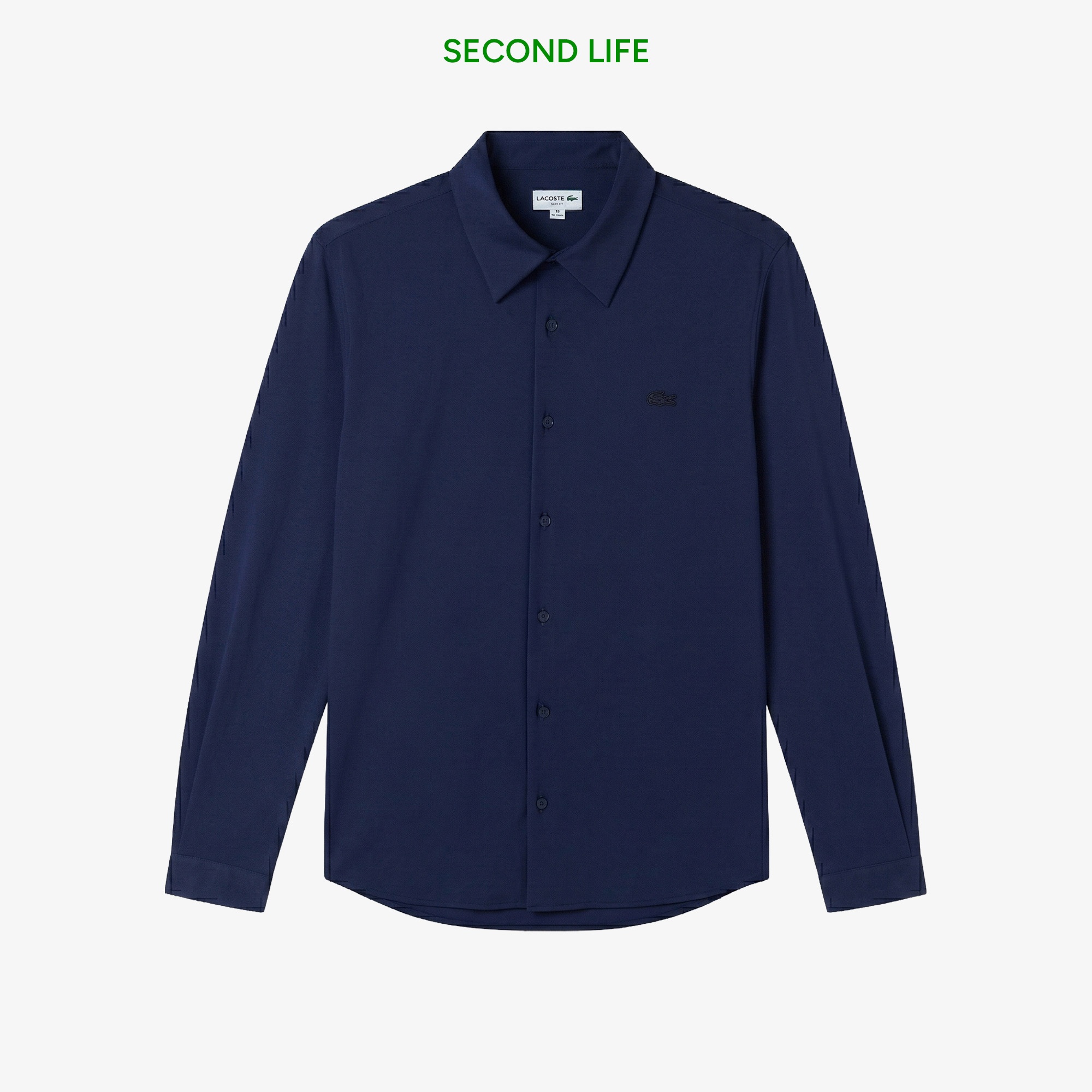 Erkek Slim Fit Lacivert Gömlek