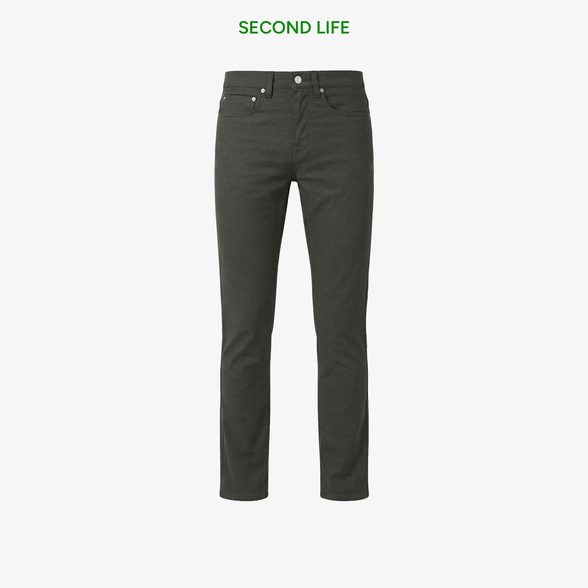 Lacoste İkinci El Erkek Slim Fit Gri Pantolon