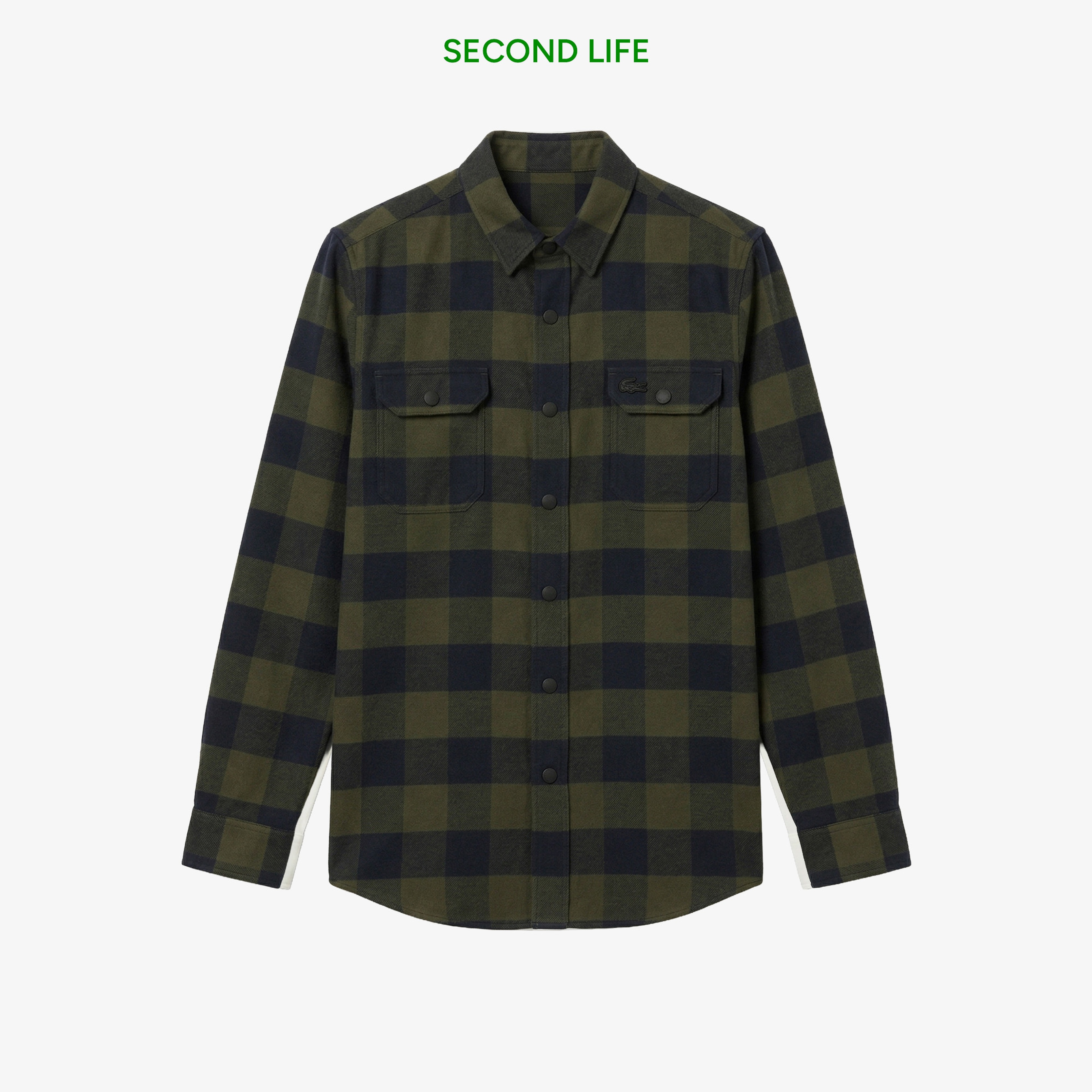 Erkek Slim Fit Ekose Yeşil Gömlek Erkek Slim Fit Ekose Yeşil Gömlek