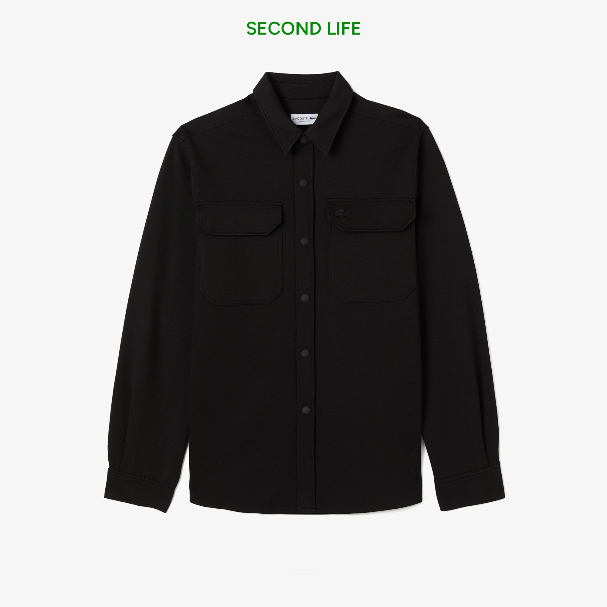 Erkek Regular Fit Siyah Gömlek