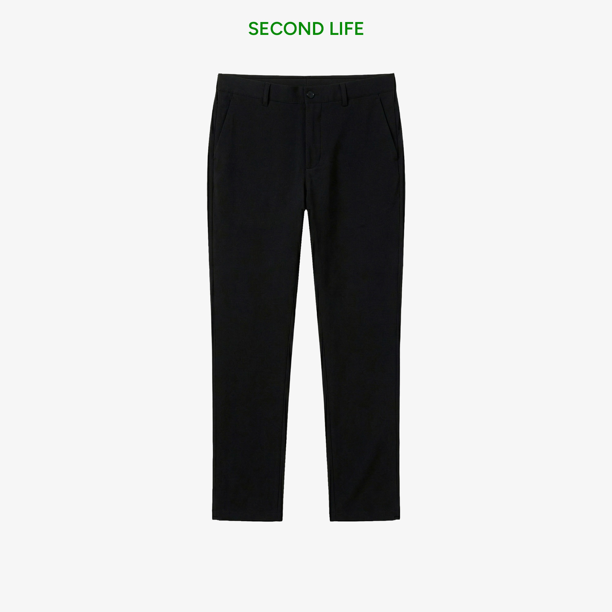 Erkek Tapered Fit Siyah Pantolon