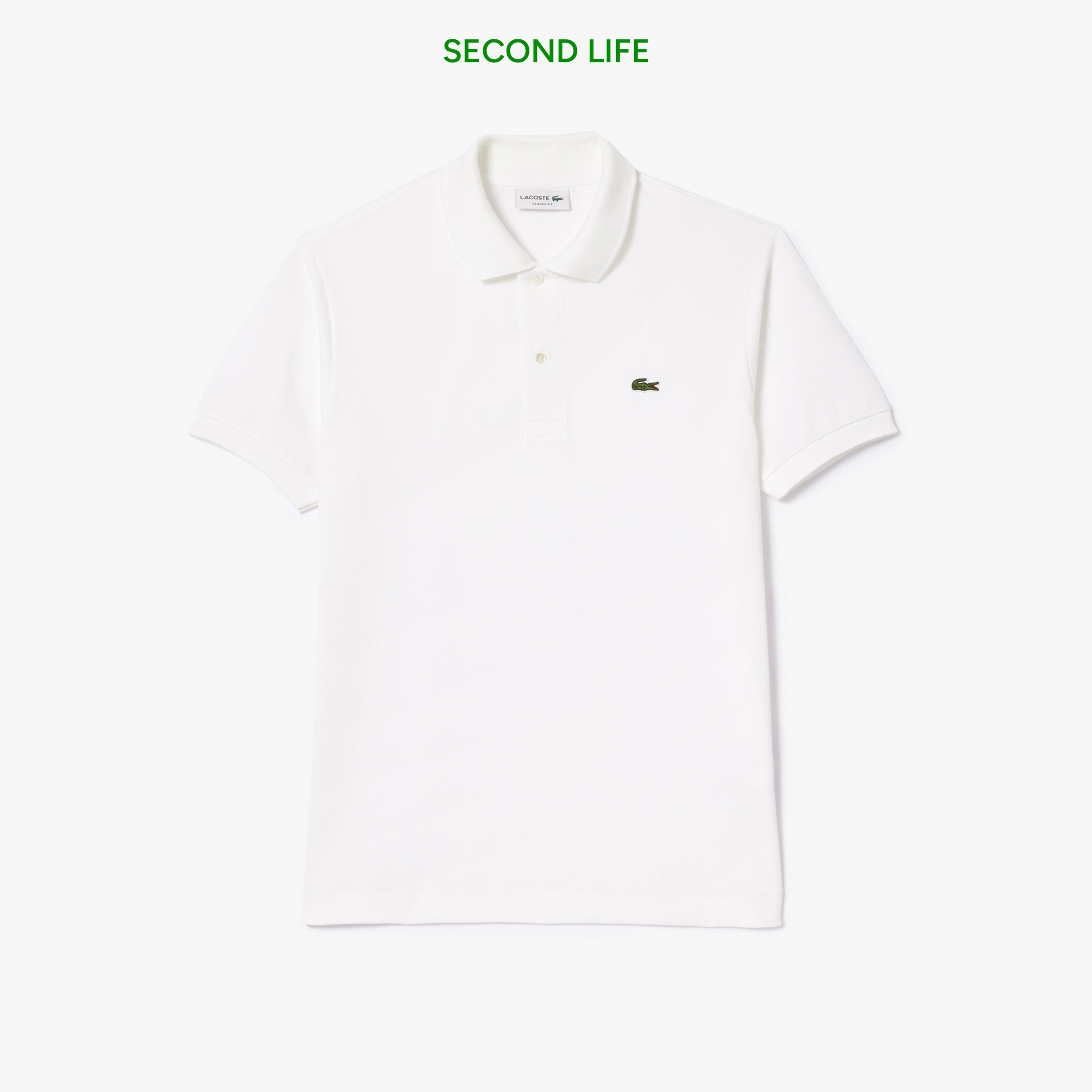 L.12.12 Erkek Classic Fit Beyaz Polo L.12.12 Erkek Classic Fit Beyaz Polo
