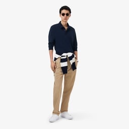 Erkek Regular Fit Uzun Kollu Lacivert Paris Polo Lacivert