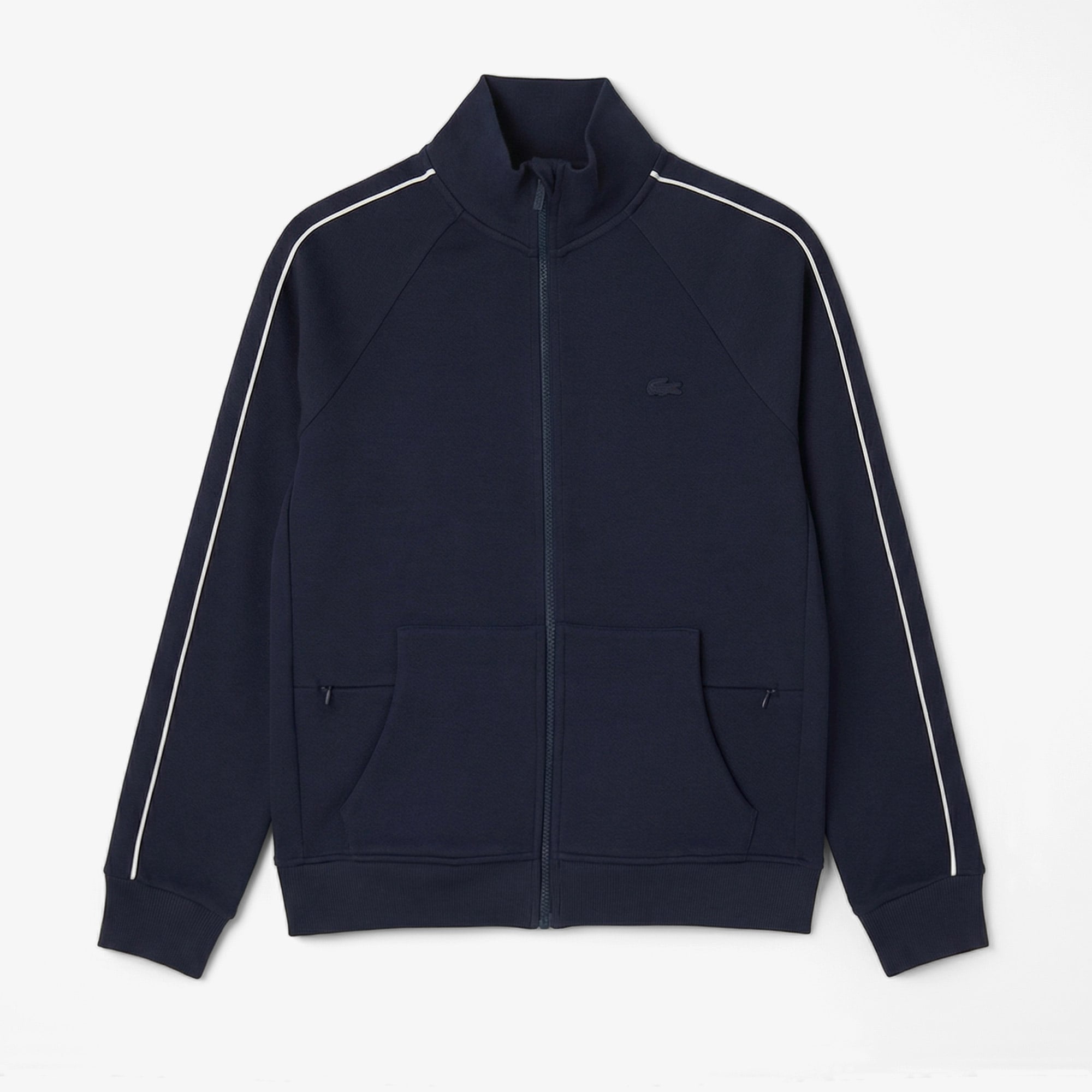 Lacoste Erkek Regular Fit Fermuarlı Lacivert Sweatshirt görsel 6