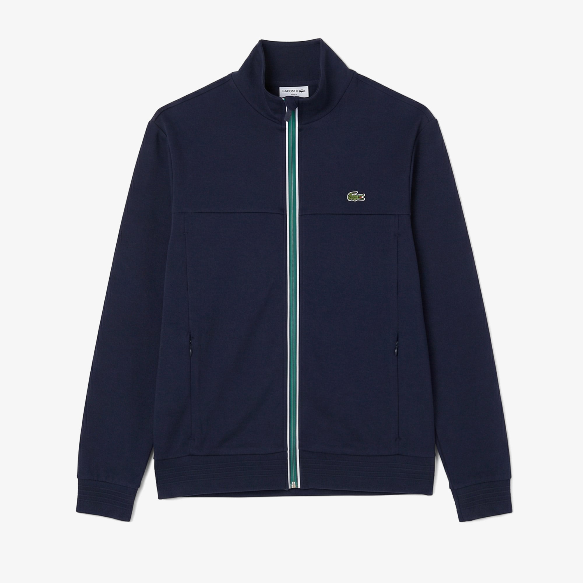 Lacoste Erkek Slim Fit Fermuarlı Lacivert Sweatshirt görsel 6
