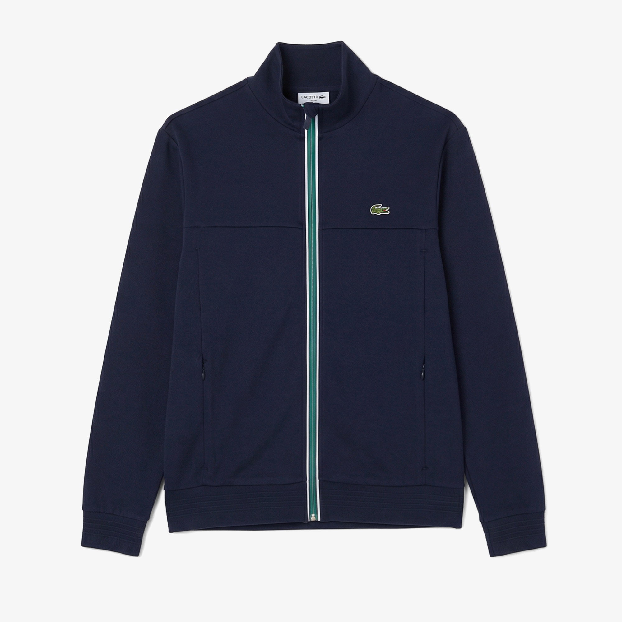 Erkek Slim Fit Fermuarlı Lacivert Sweatshirt