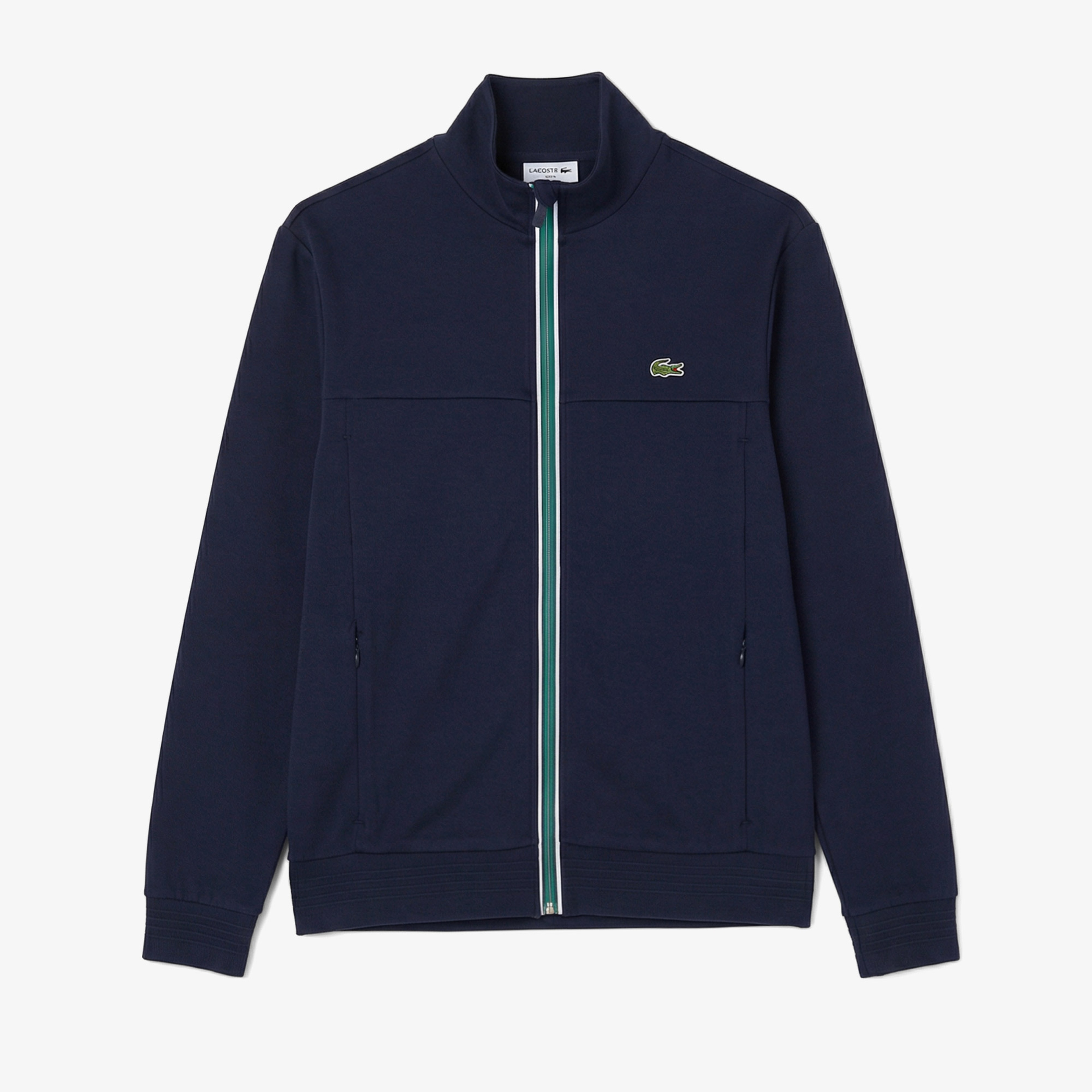 Erkek Slim Fit Fermuarlı Lacivert Sweatshirt