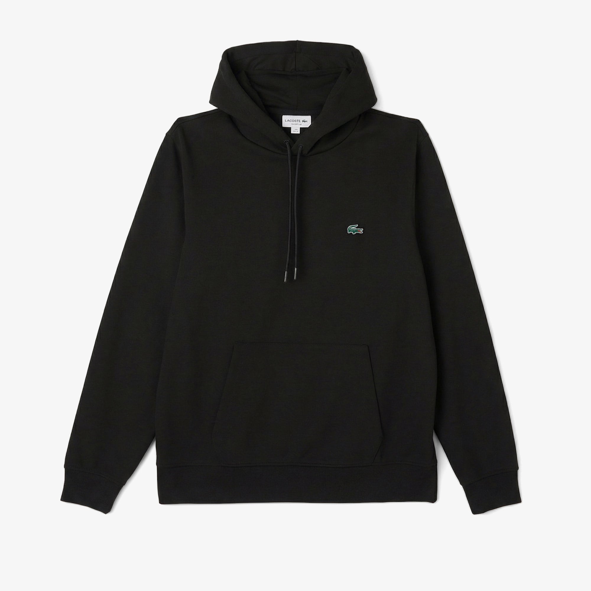 Lacoste Erkek Classic Fit Kapüşonlu Siyah Sweatshirt görsel 6