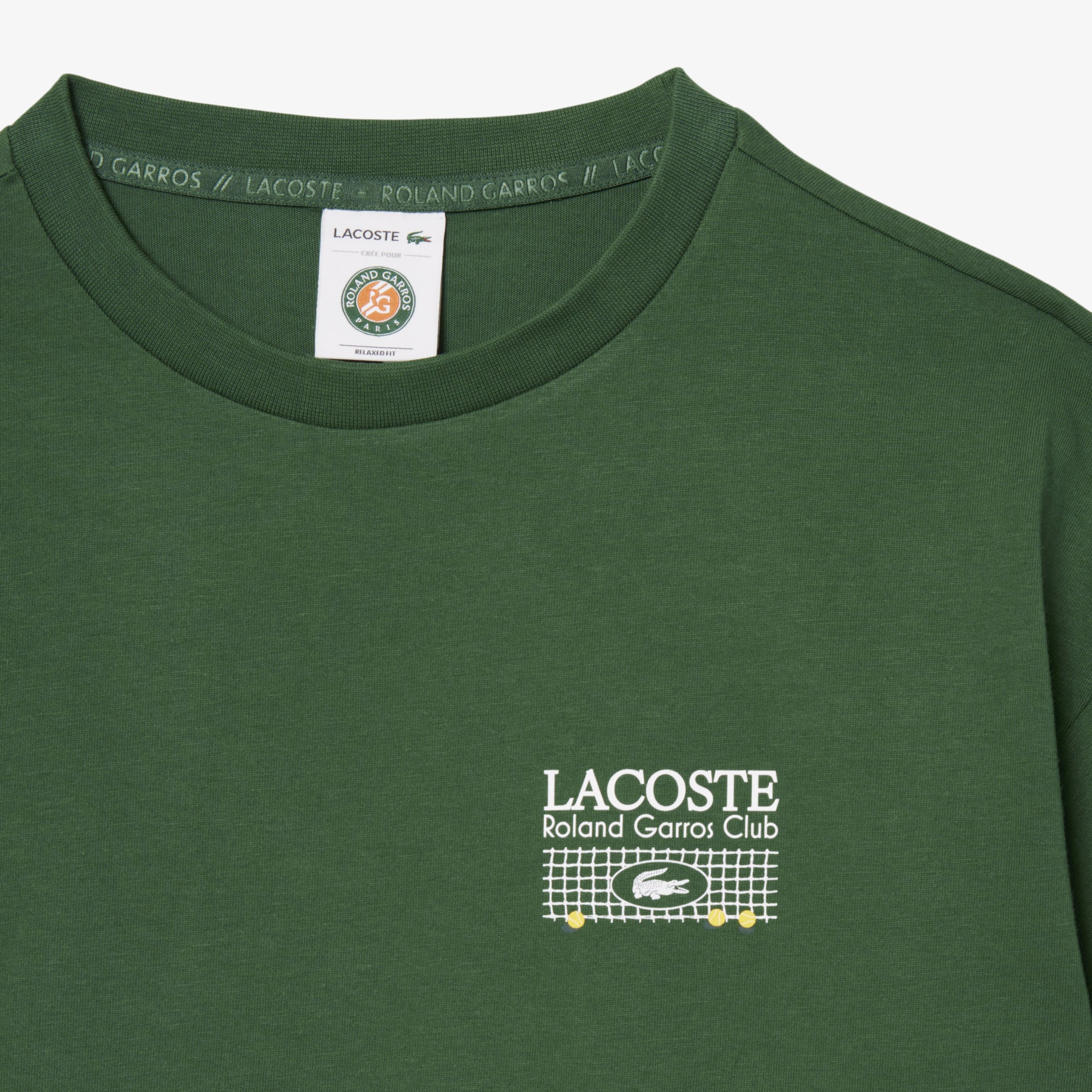 Kadın Relaxed Fit Baskılı Koyu Yeşil T-Shirt