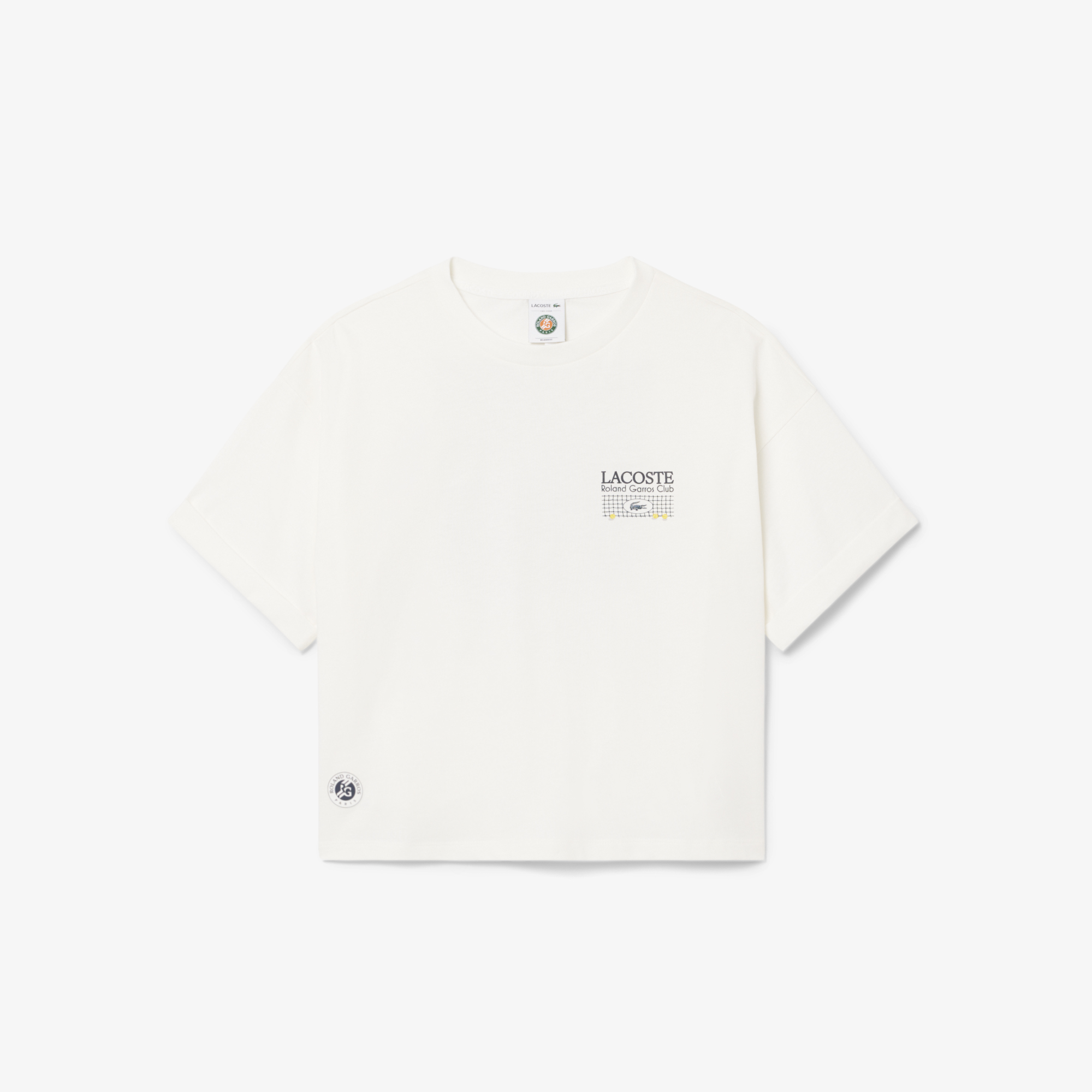 Kadın Relaxed Fit Baskılı Beyaz T-Shirt