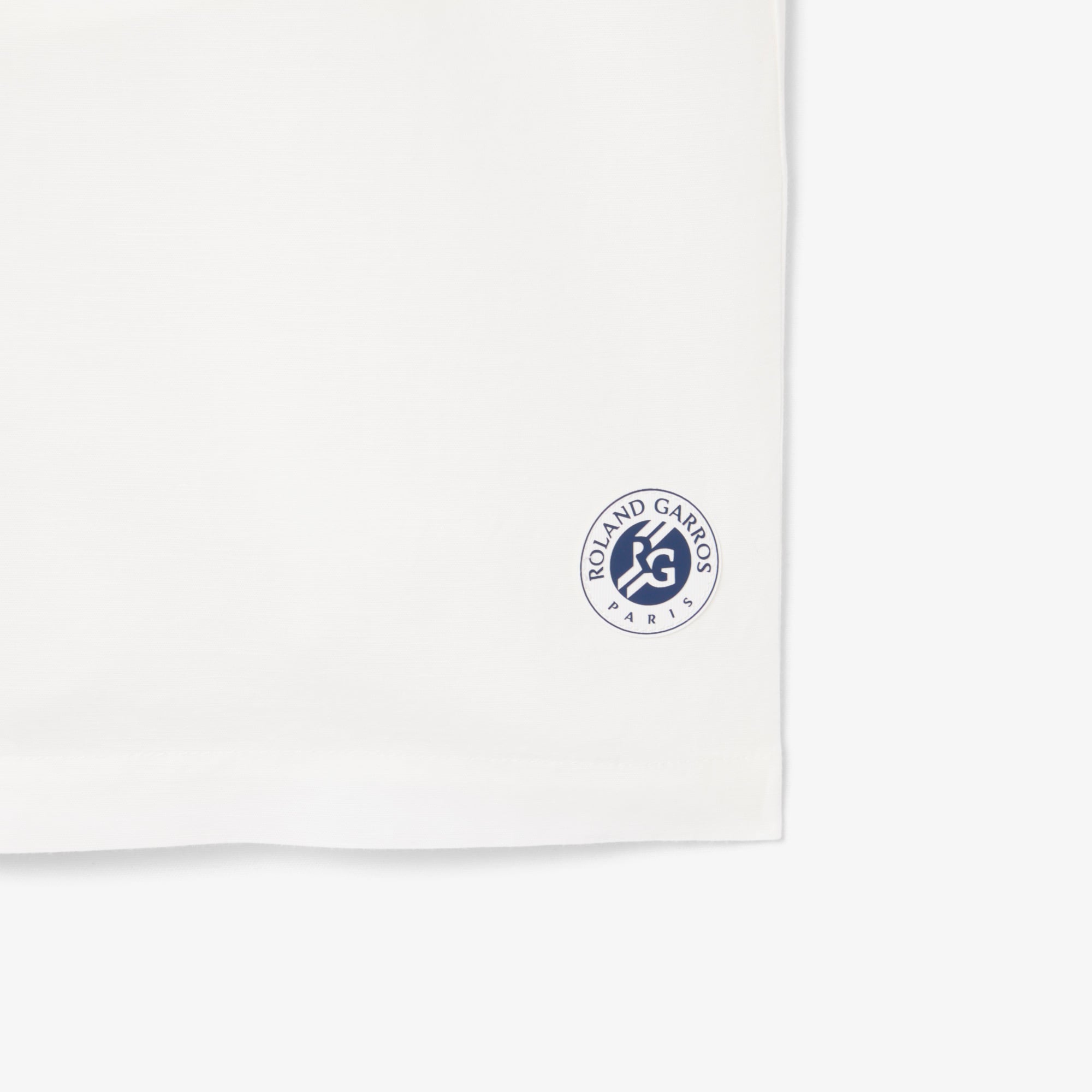 Lacoste Roland Garros Erkek Beyaz Şort görsel 8