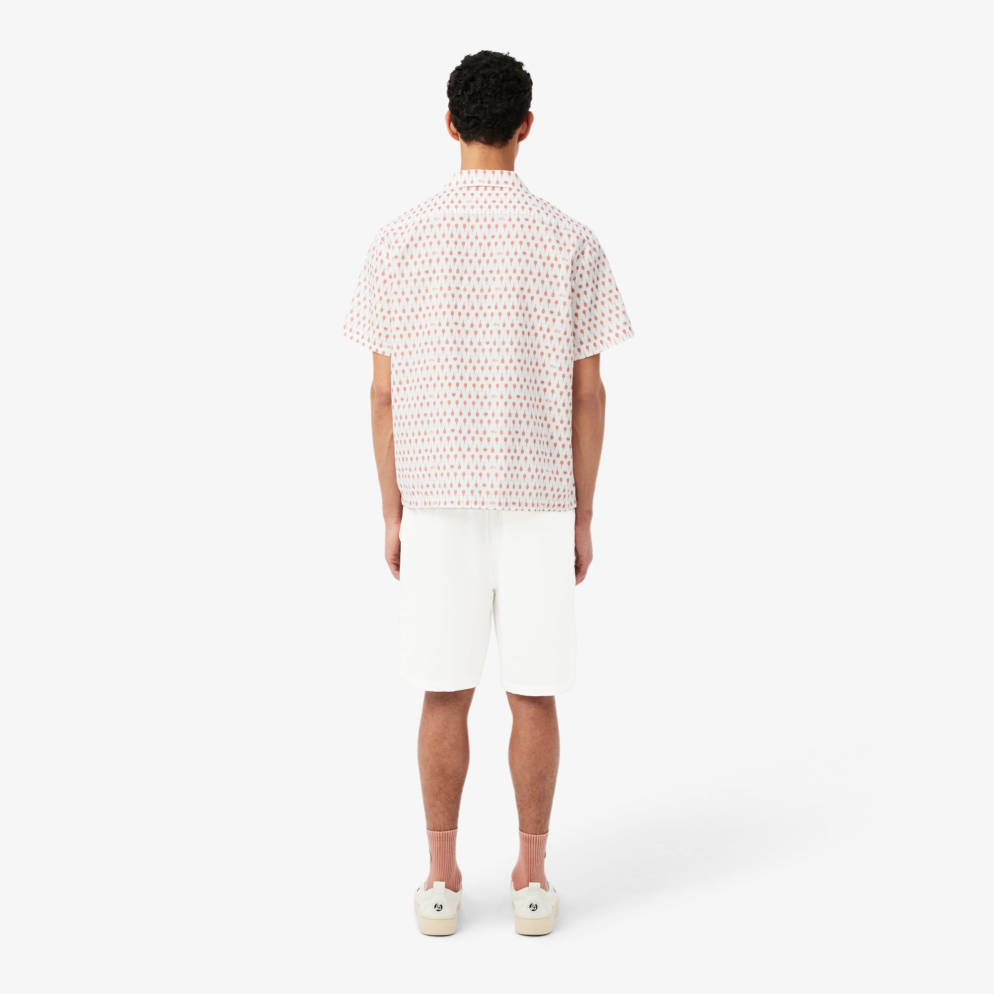Lacoste Roland Garros Erkek Beyaz Şort görsel 3