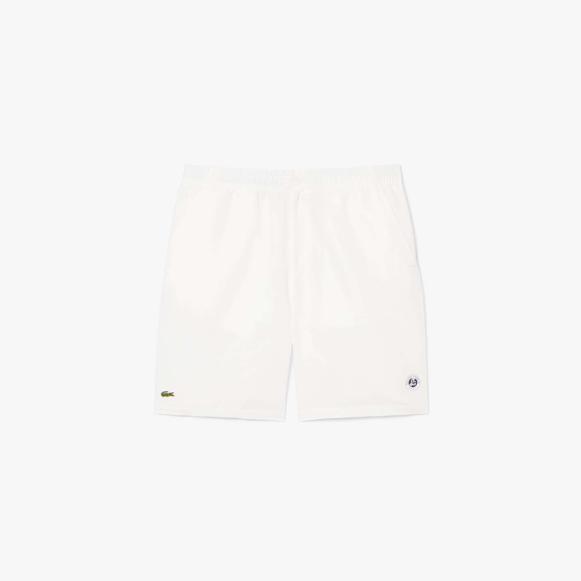 Lacoste Roland Garros Erkek Beyaz Şort görsel 5