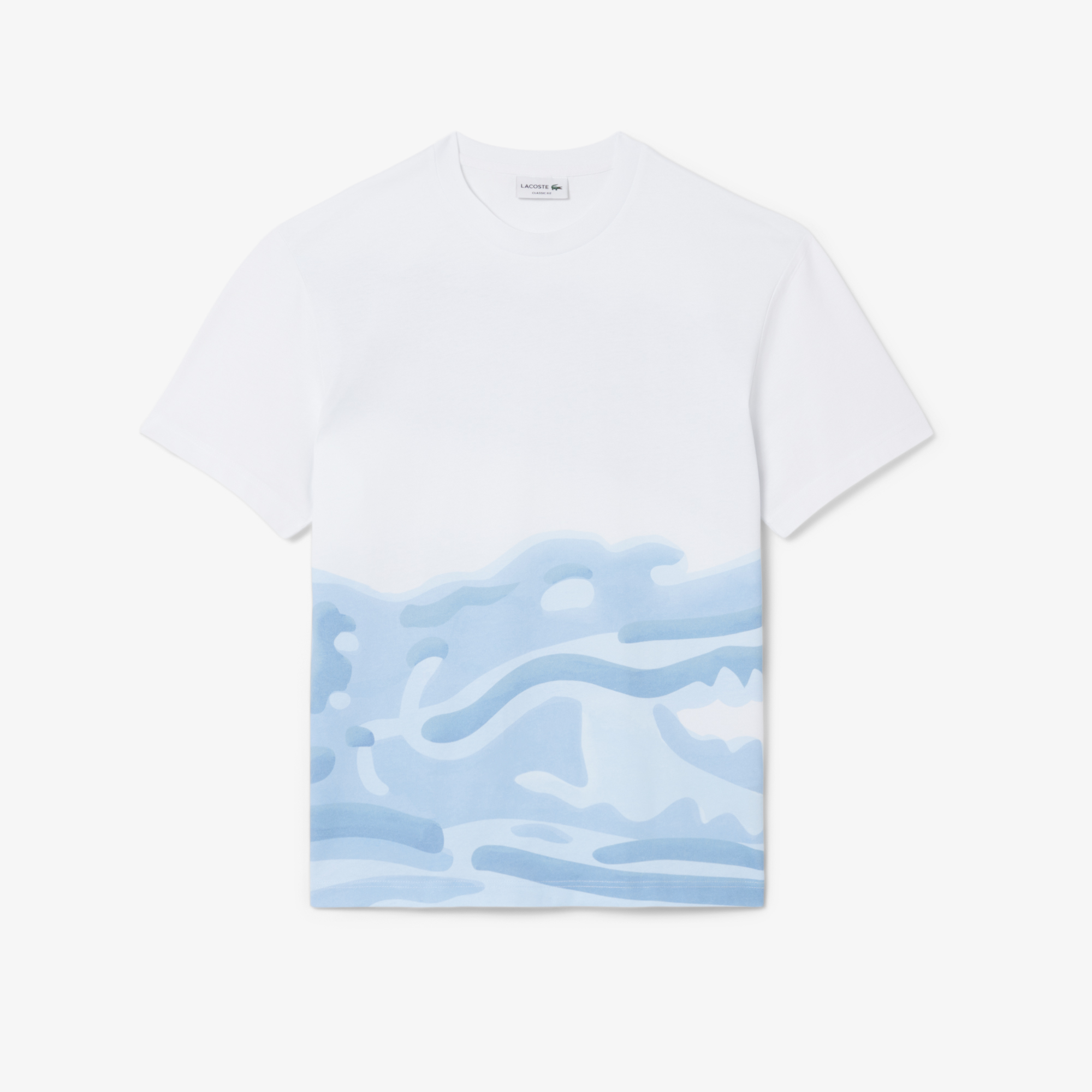 Lacoste Erkek Classic Fit Beyaz T-Shirt görsel 5
