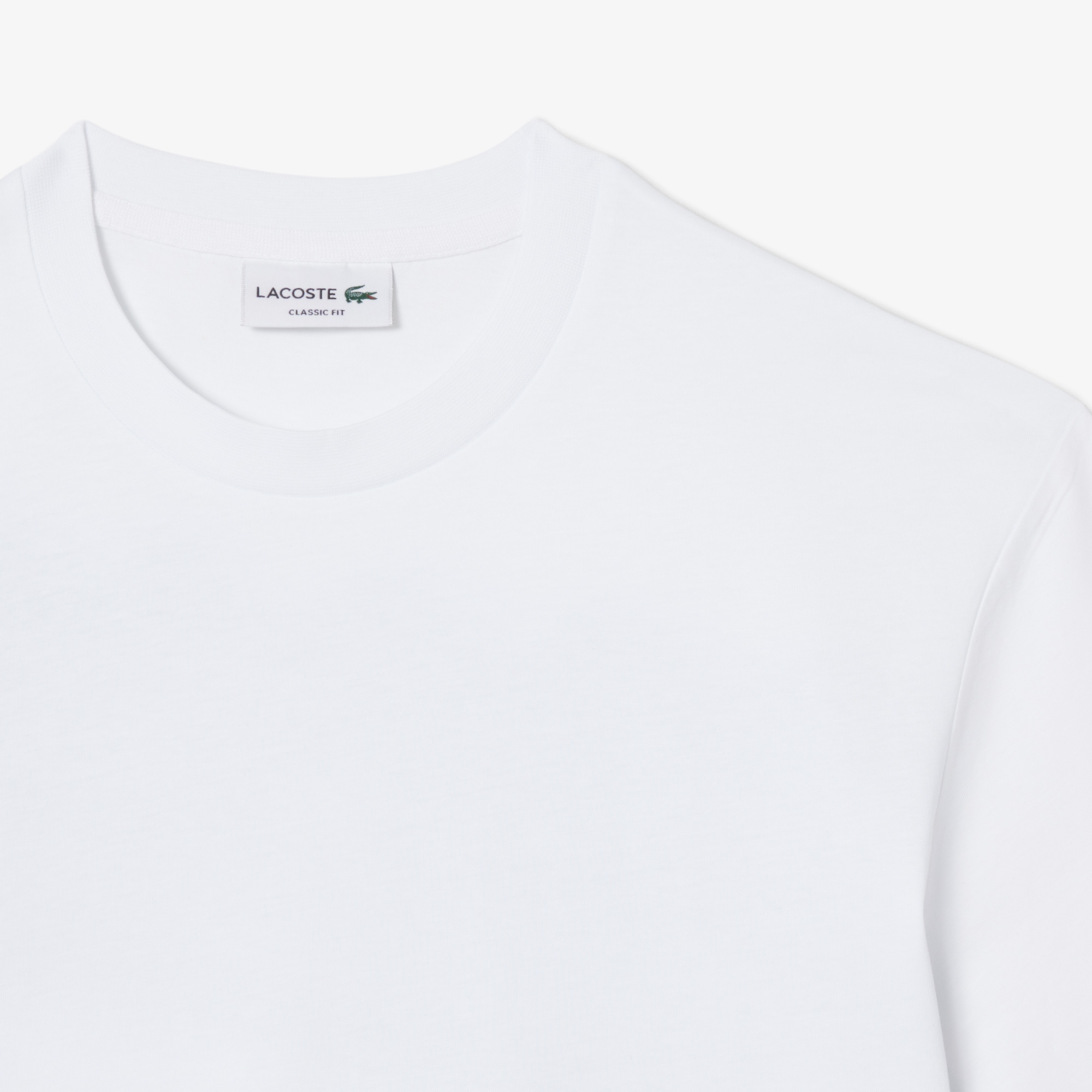 Erkek Classic Fit Beyaz T-Shirt