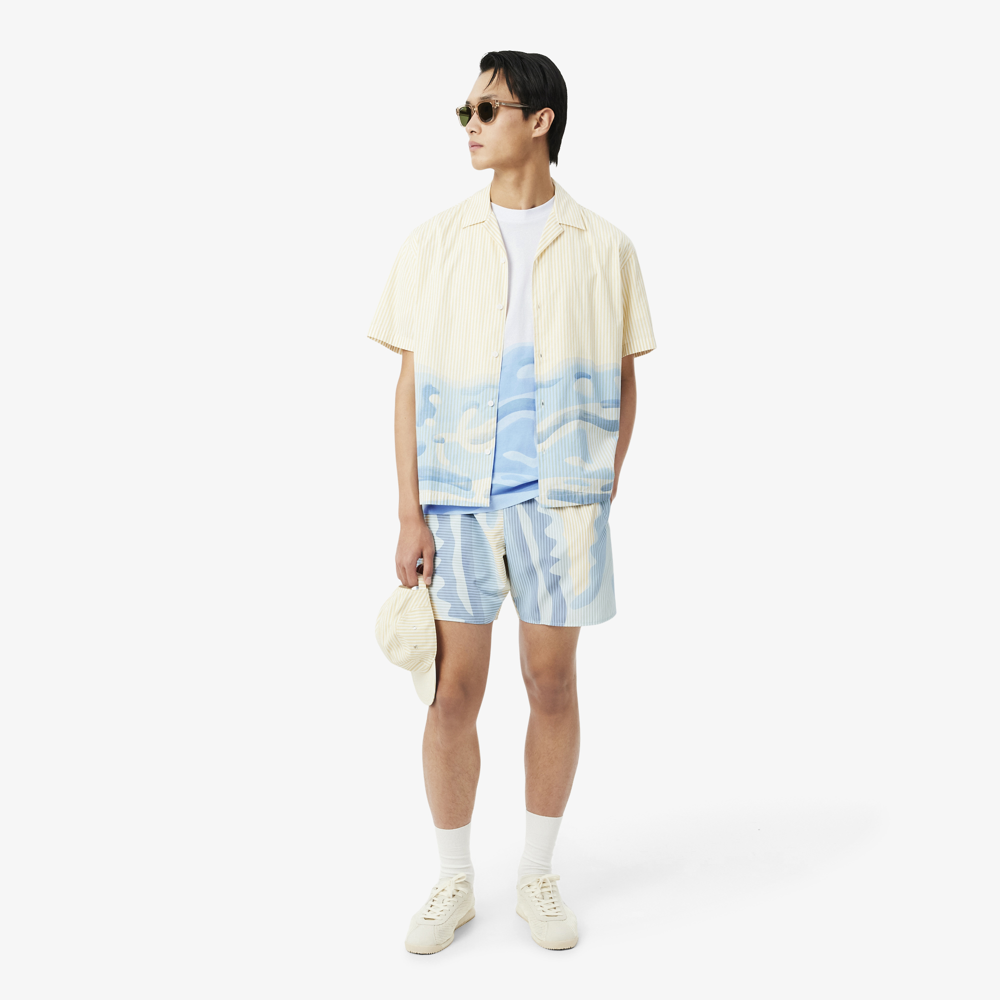 Lacoste Erkek Classic Fit Beyaz T-Shirt görsel 4