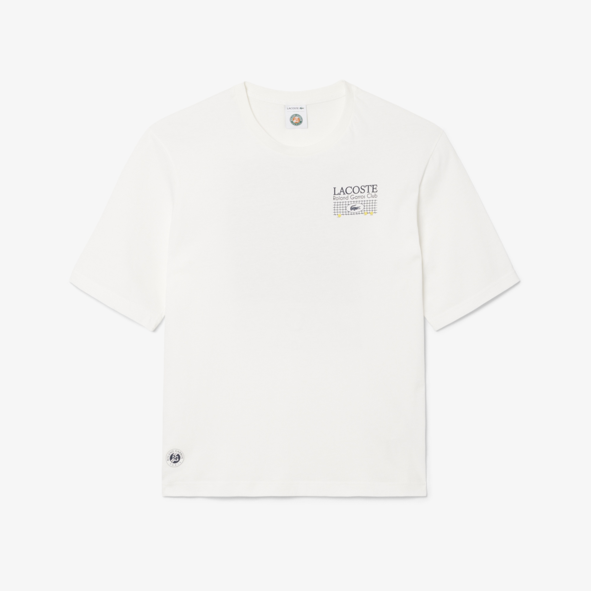 Erkek Relaxed Fit Baskılı Beyaz T-Shirt