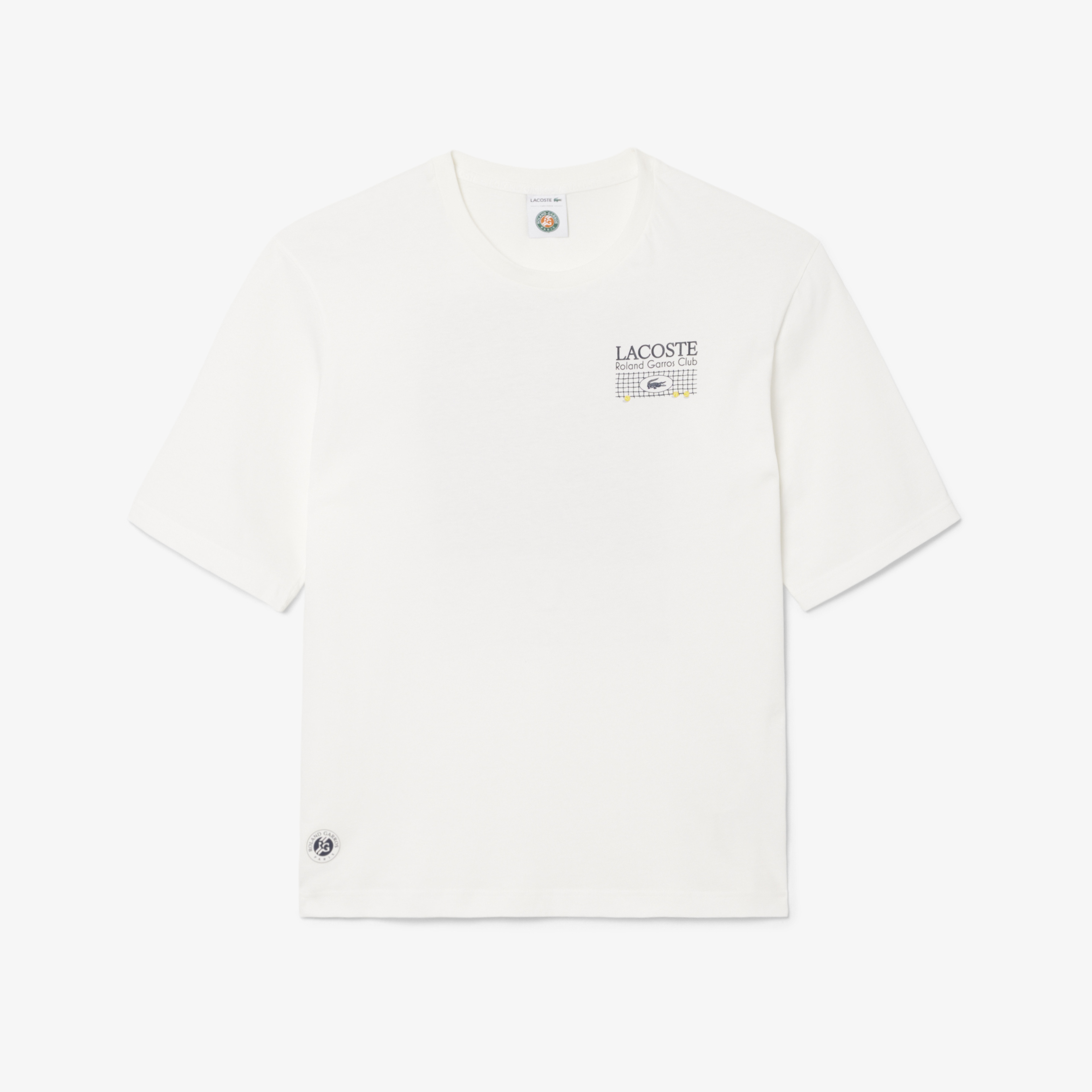 Erkek Relaxed Fit Baskılı Beyaz T-Shirt