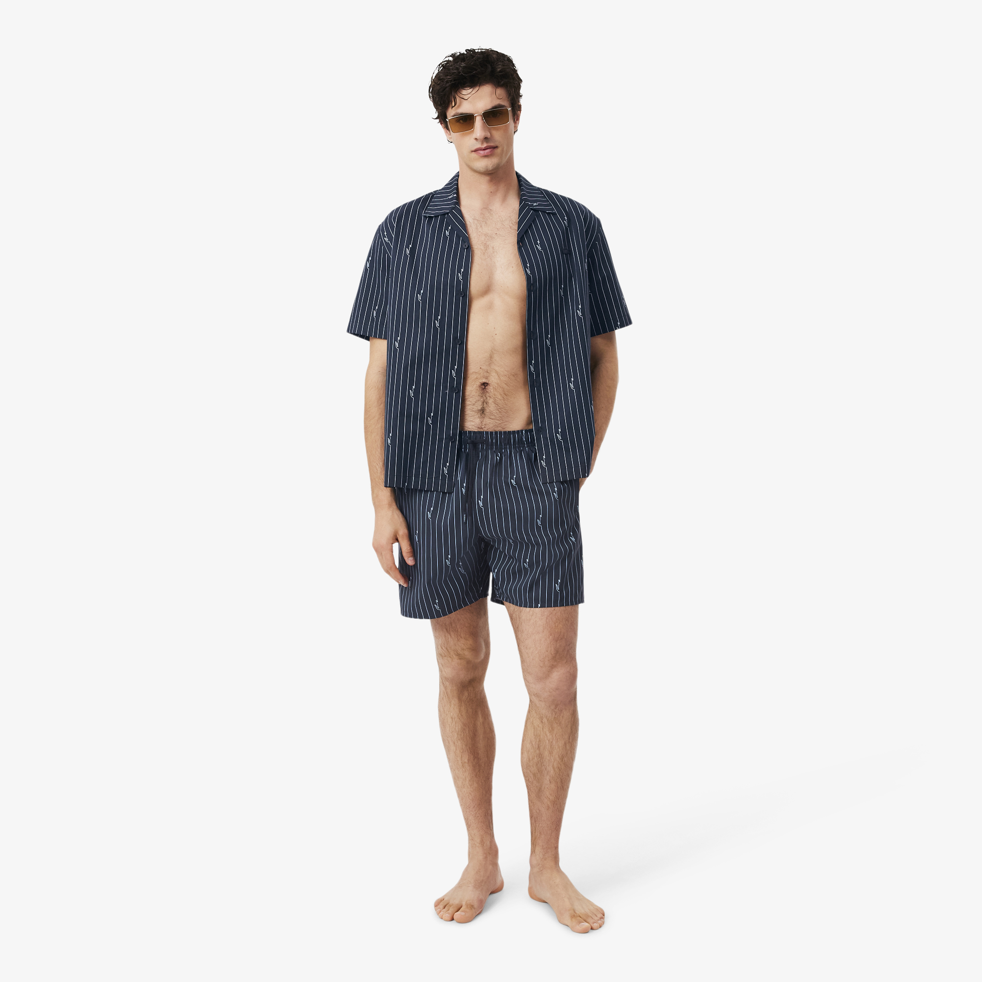 Lacoste Erkek Siyah Deniz Şortu görsel 4