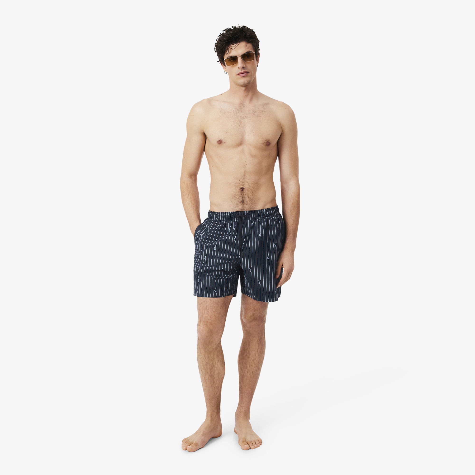 Lacoste Erkek Siyah Deniz Şortu