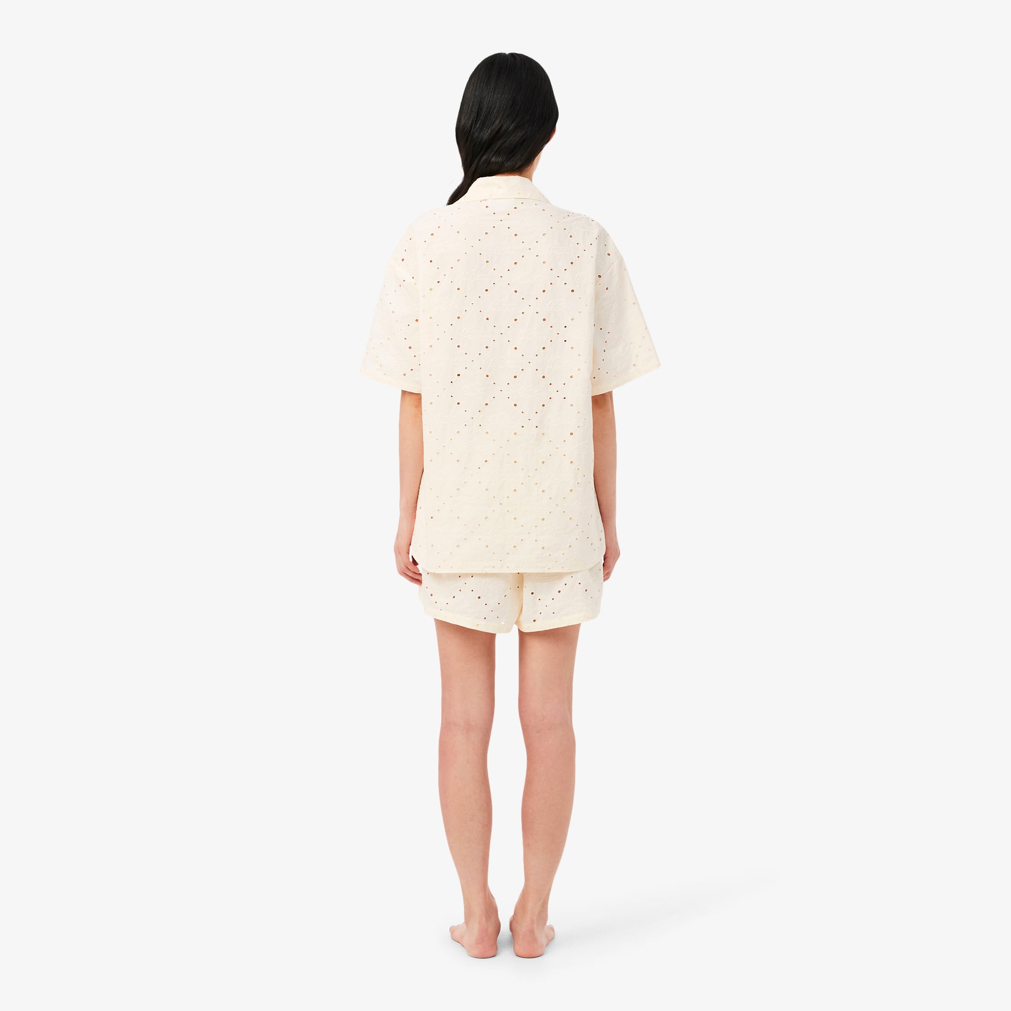 Lacoste Kadın Krem Pijama görsel 3