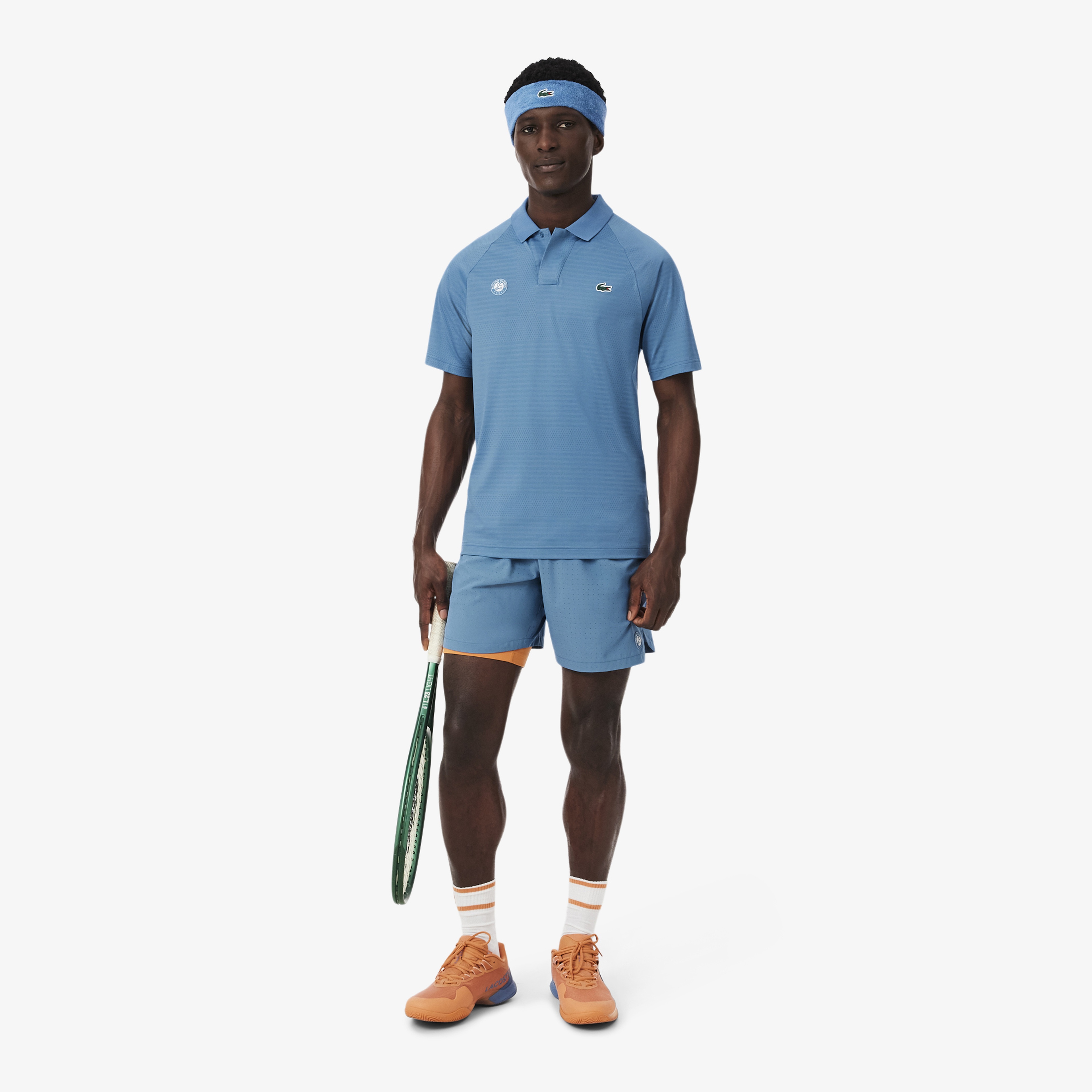 Erkek Slim Fit Mavi Polo